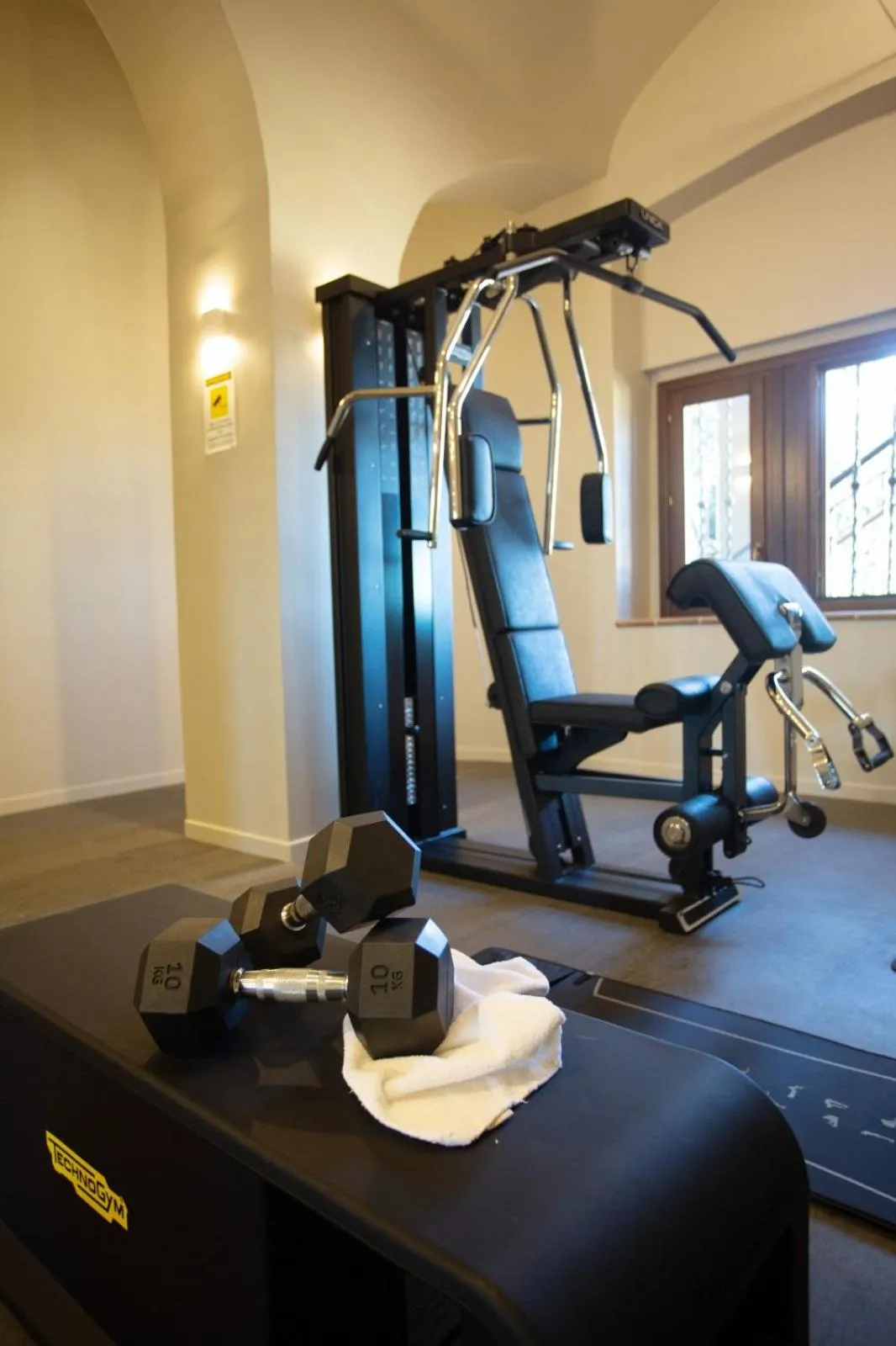 Fitness centre/facilities in Airone Wellness Hotel