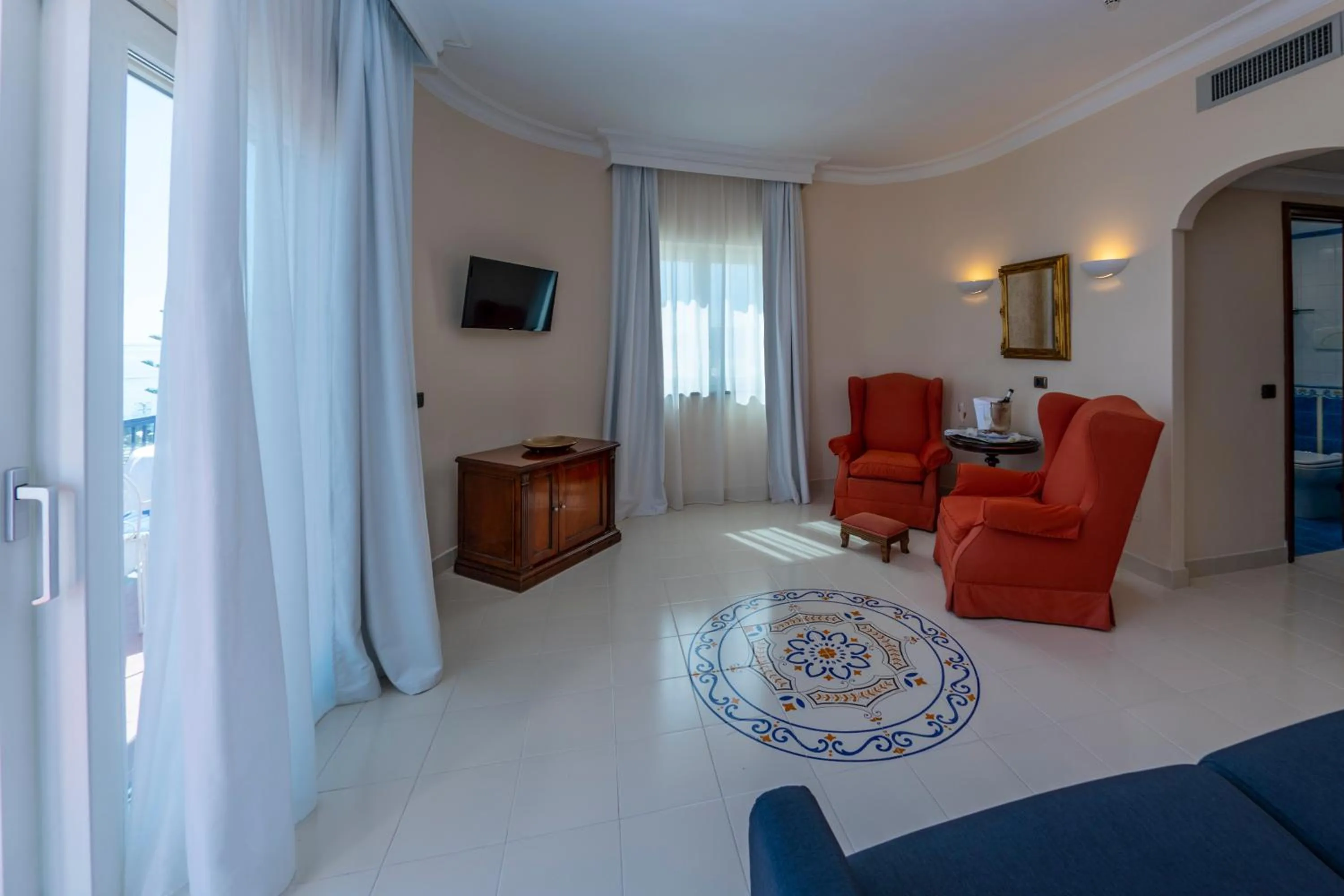 Living room in Punta Molino Beach Resort & Thermal Spa