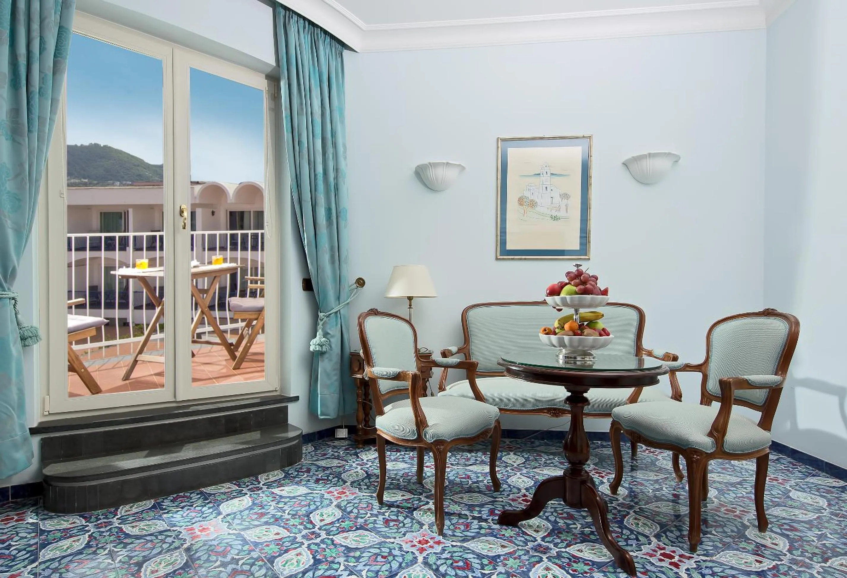 Patio in Punta Molino Beach Resort & Thermal Spa