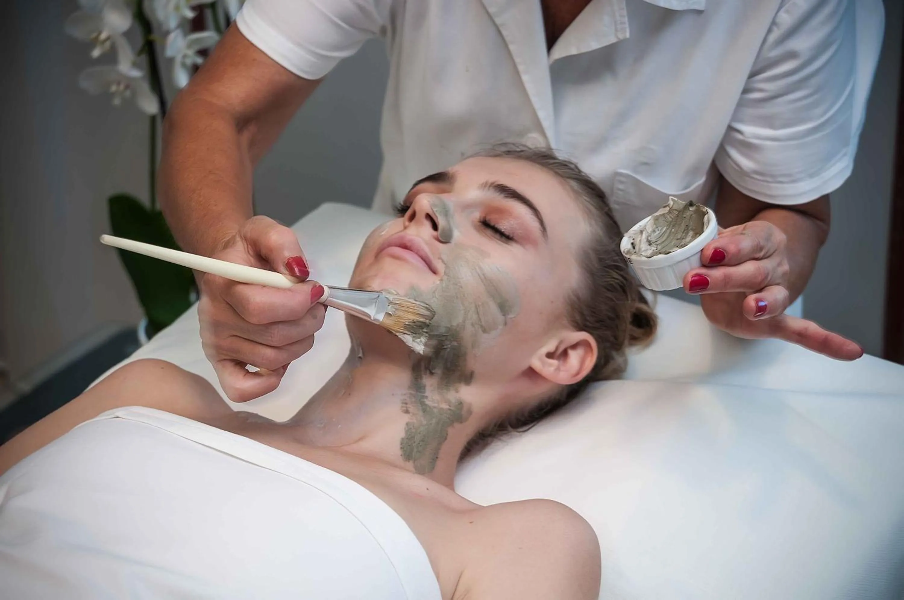 Hot Spring Bath in Punta Molino Beach Resort & Thermal Spa