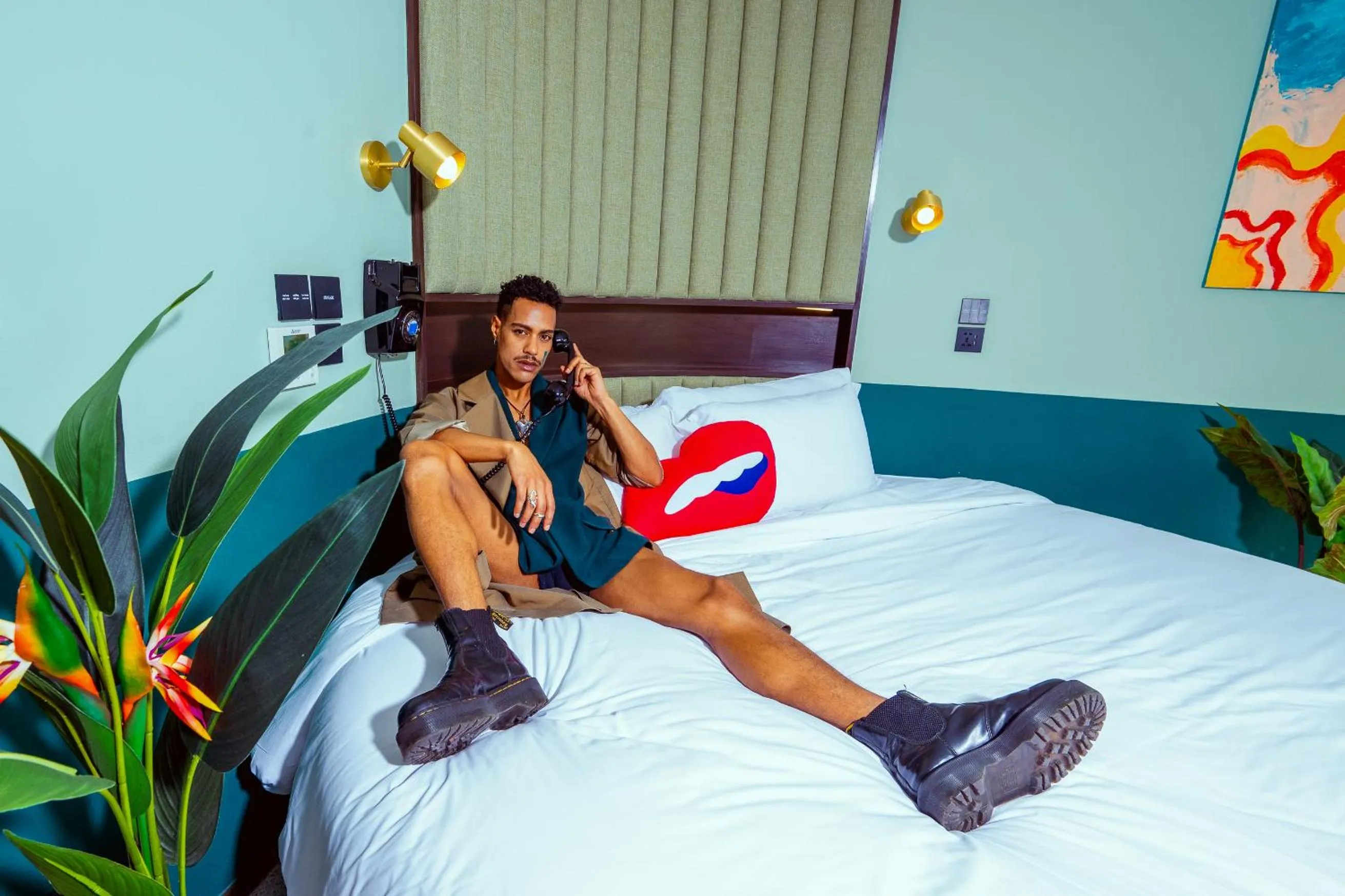 Bedroom, Bed in The Fig Lobby Bangkok