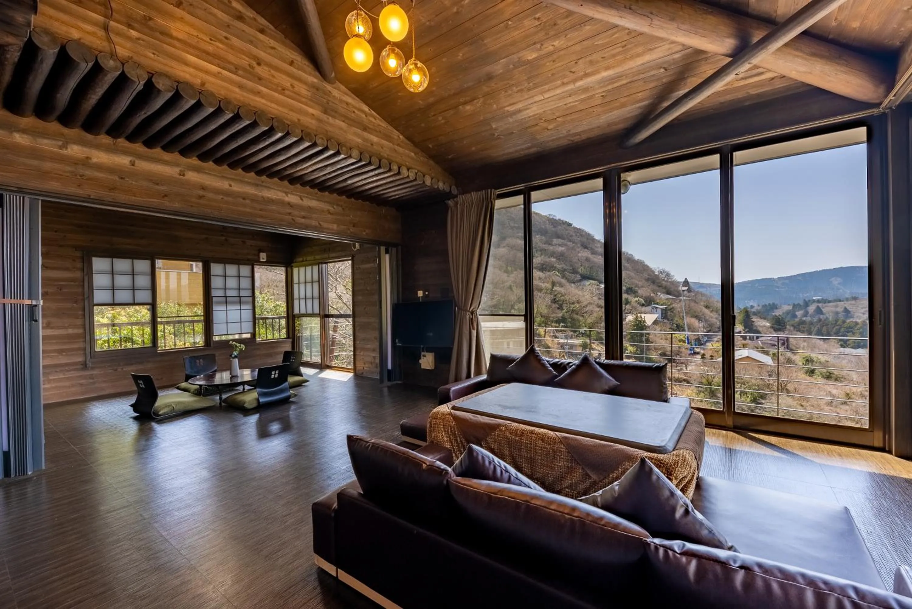 Living room in VILLA HAKONE湖空