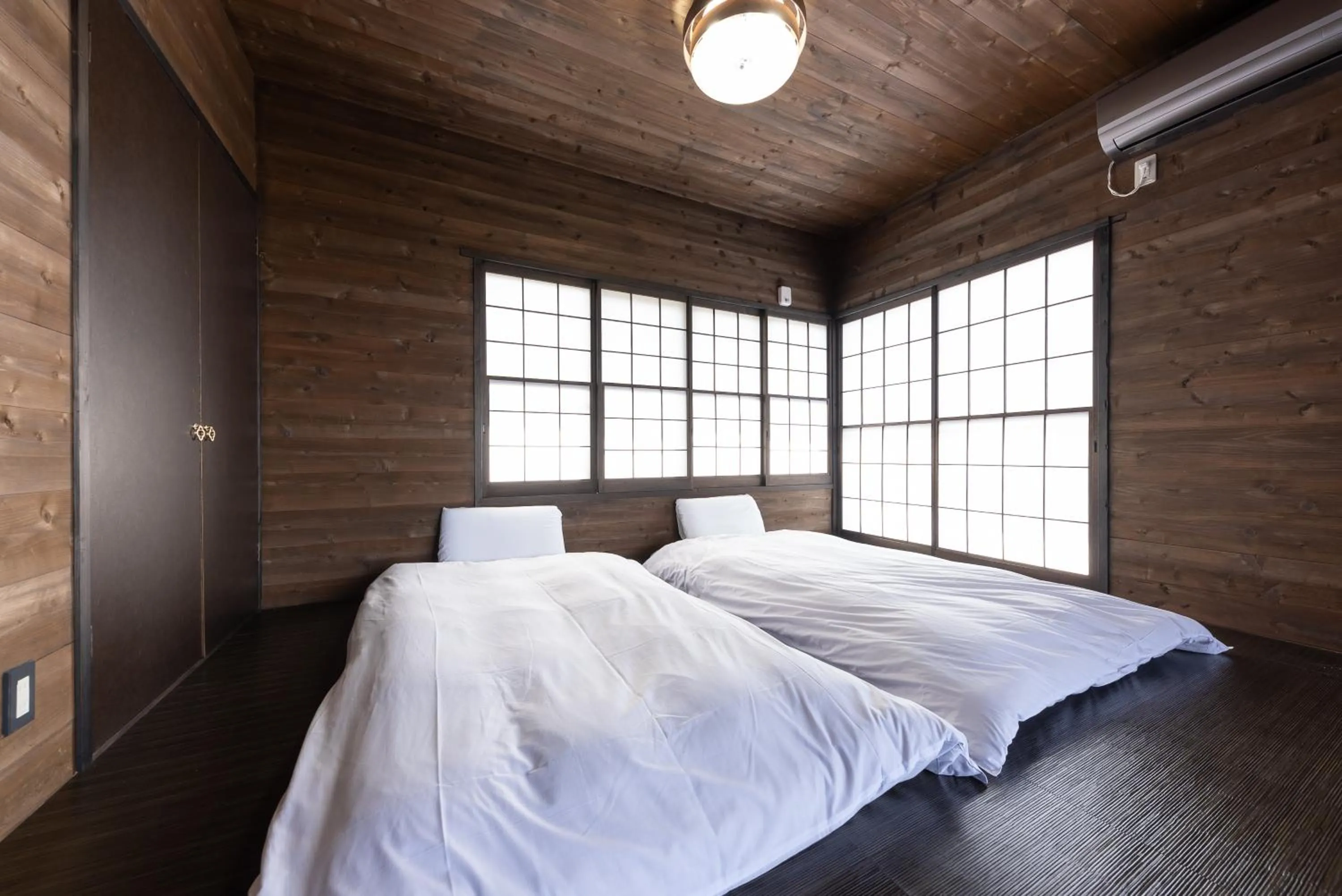 Bed in VILLA HAKONE湖空