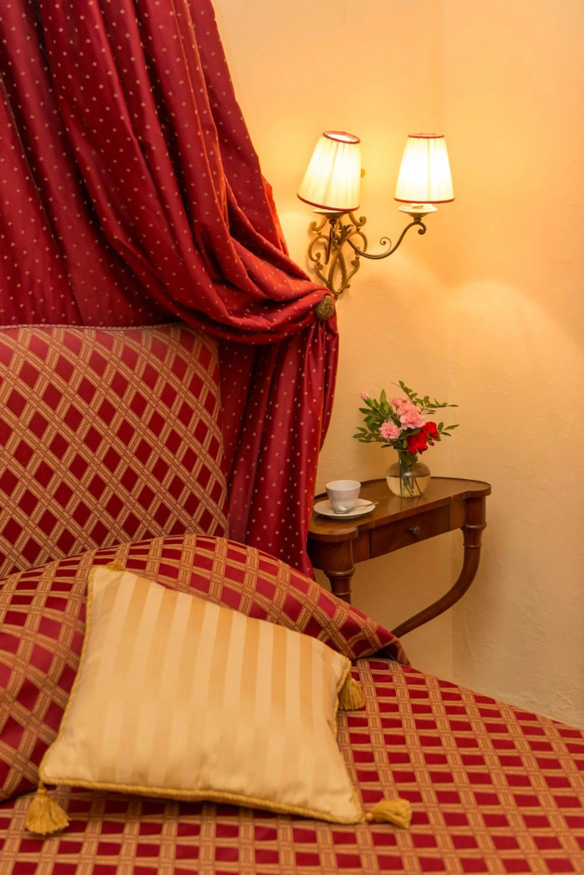 Decorative detail, Bed in Tenuta La Bandita