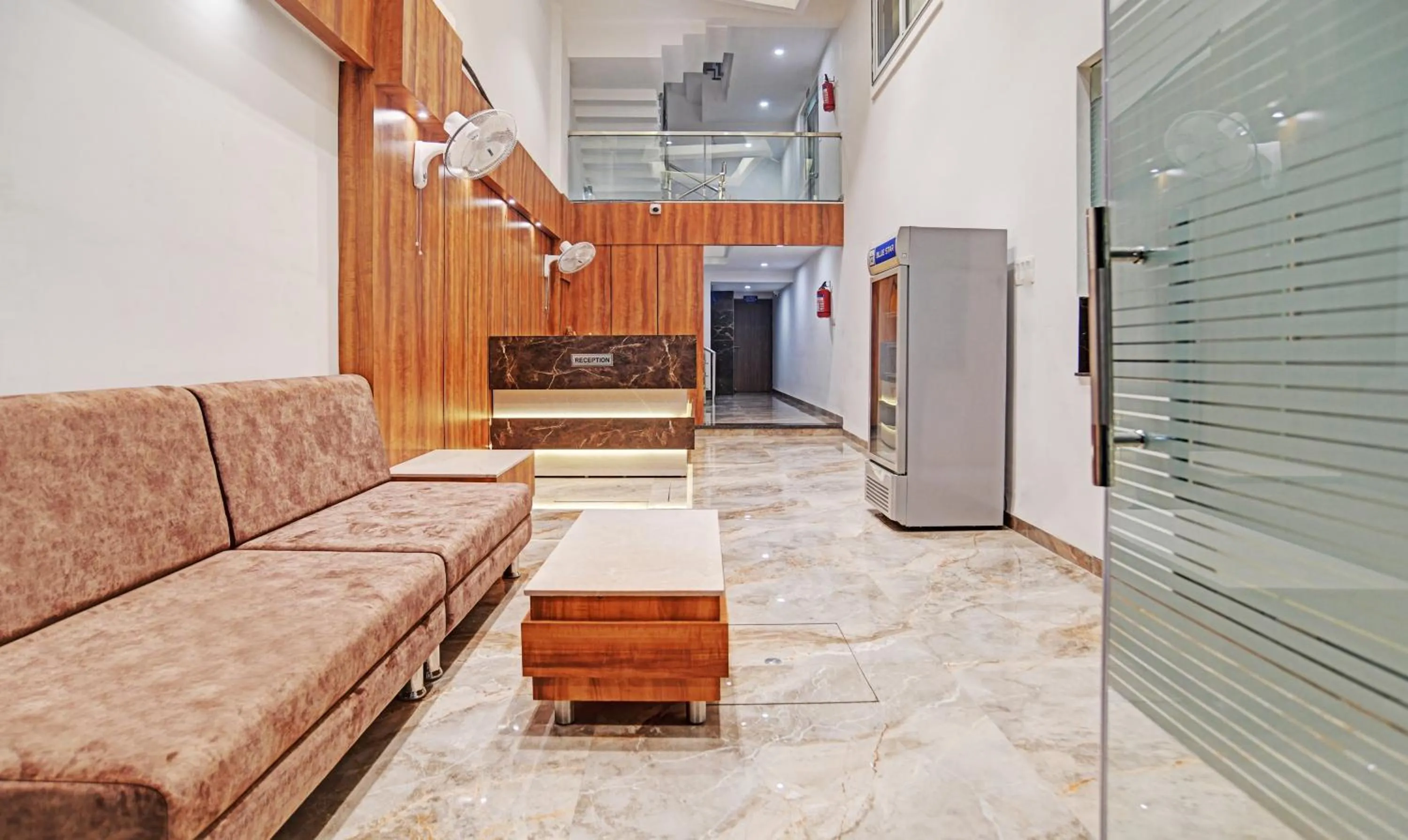 Seating area in Treebo Shivaay