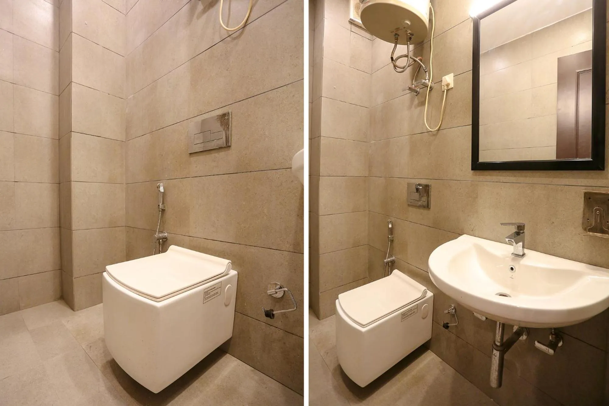 Bathroom in FabHotel Moro Paschim Vihar