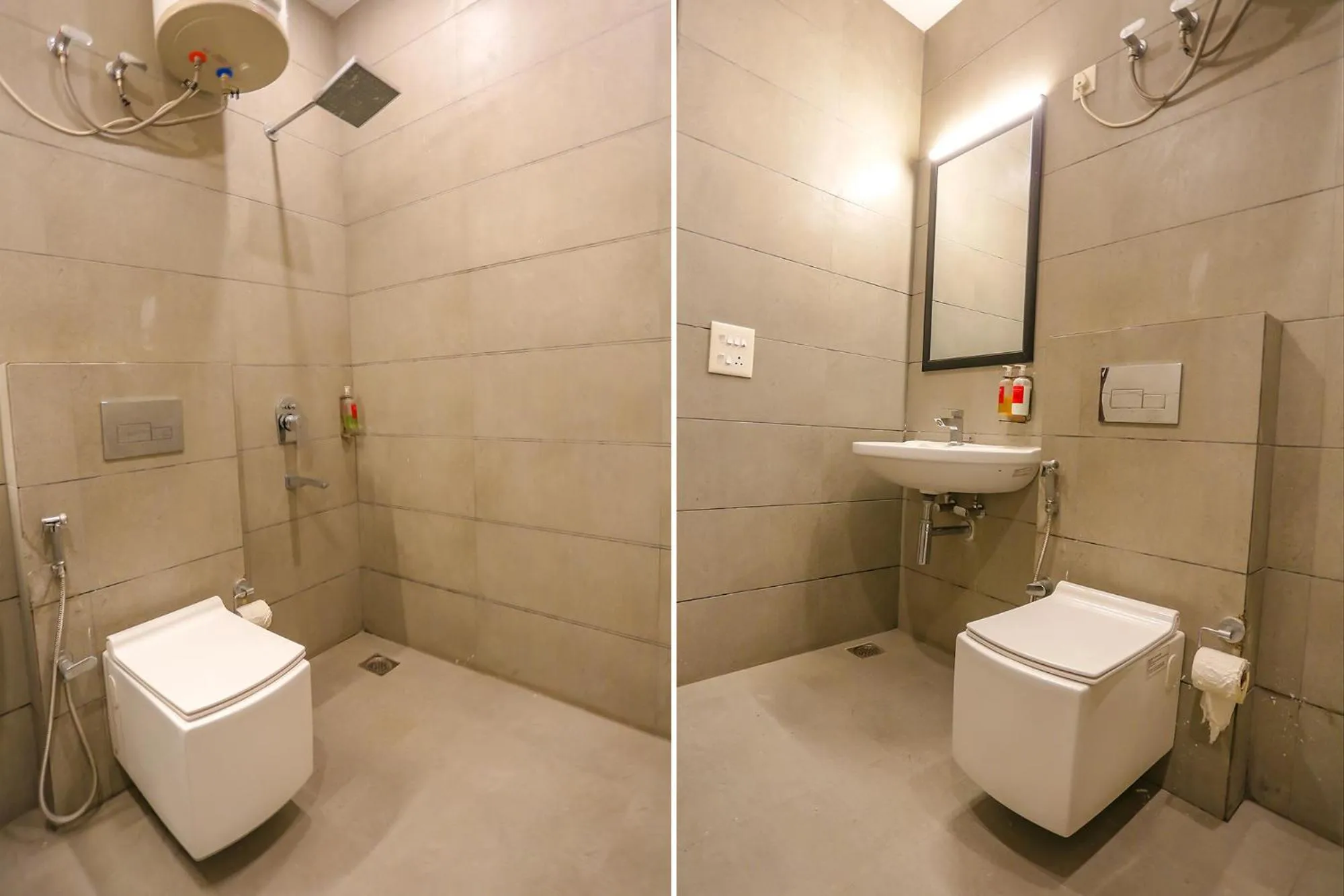 Bathroom in FabHotel Moro Paschim Vihar