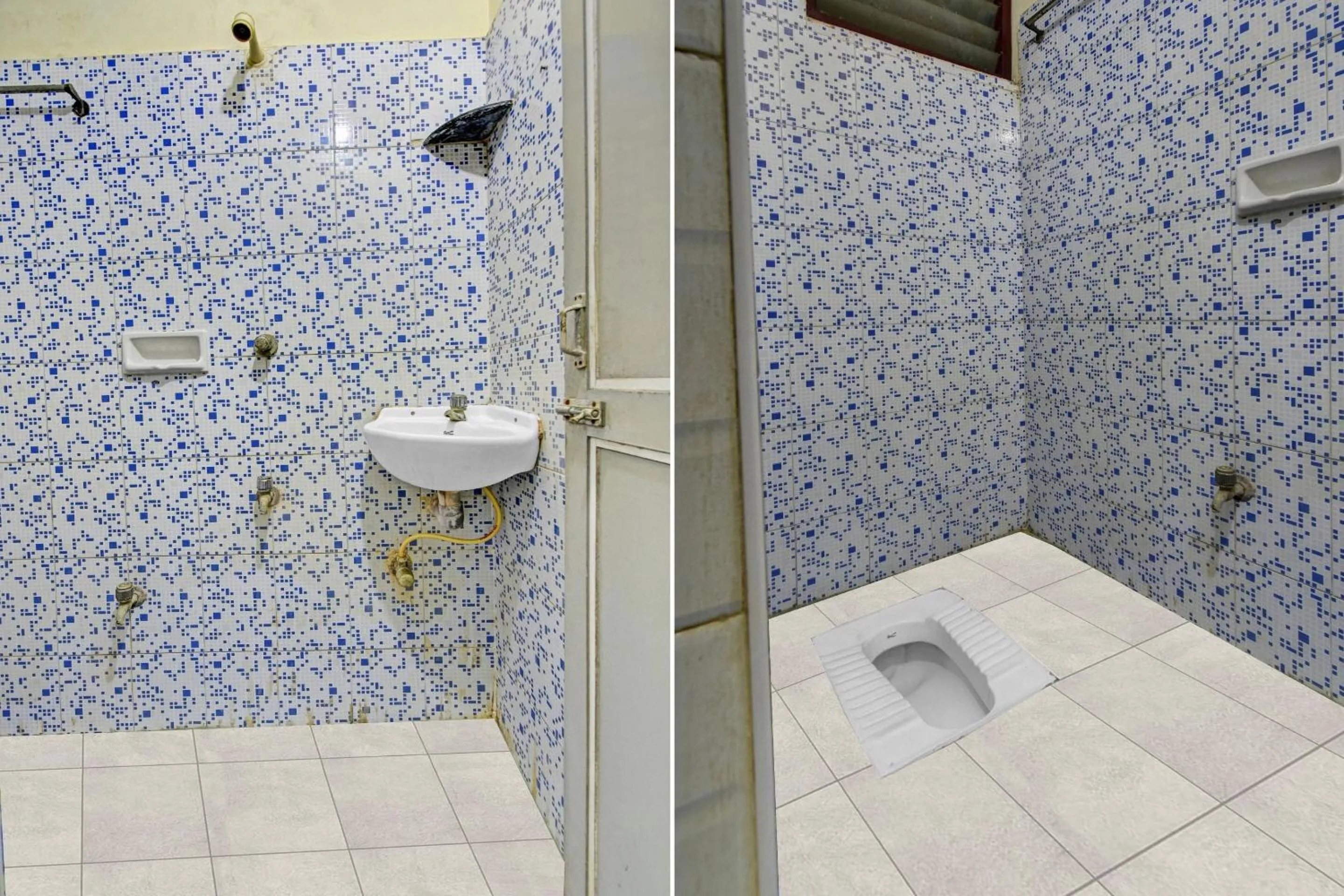 Bathroom in Hotel O Dream Palace Guest House Near Marina Beach