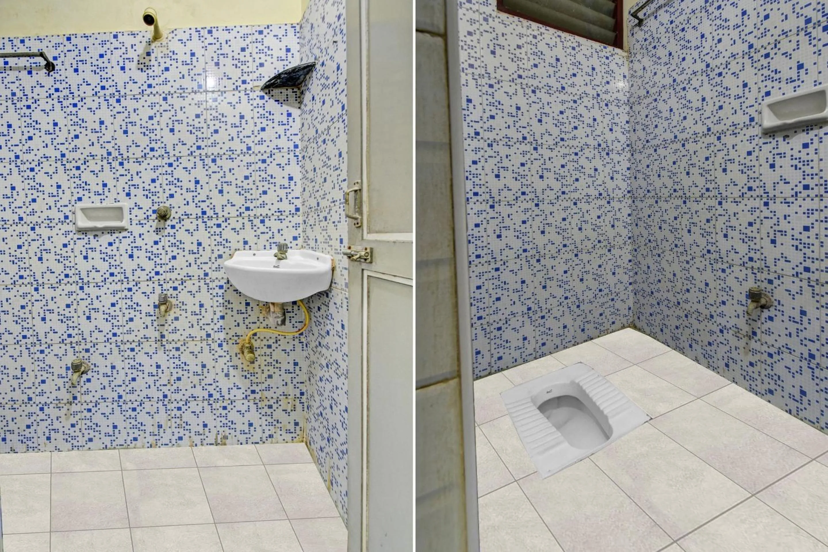 Bathroom in Hotel O Dream Palace Guest House Near Marina Beach