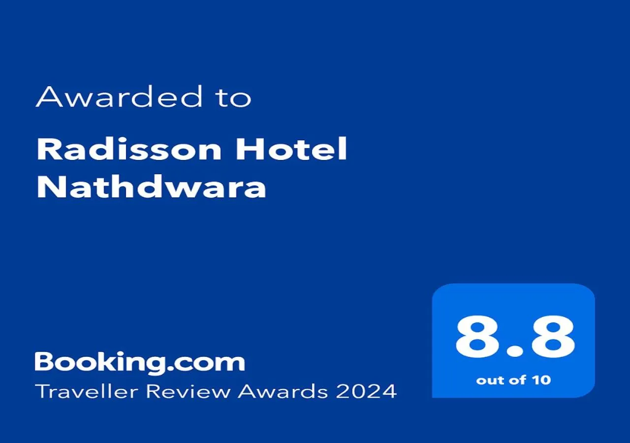 Certificate/Award in Radisson Hotel Nathdwara