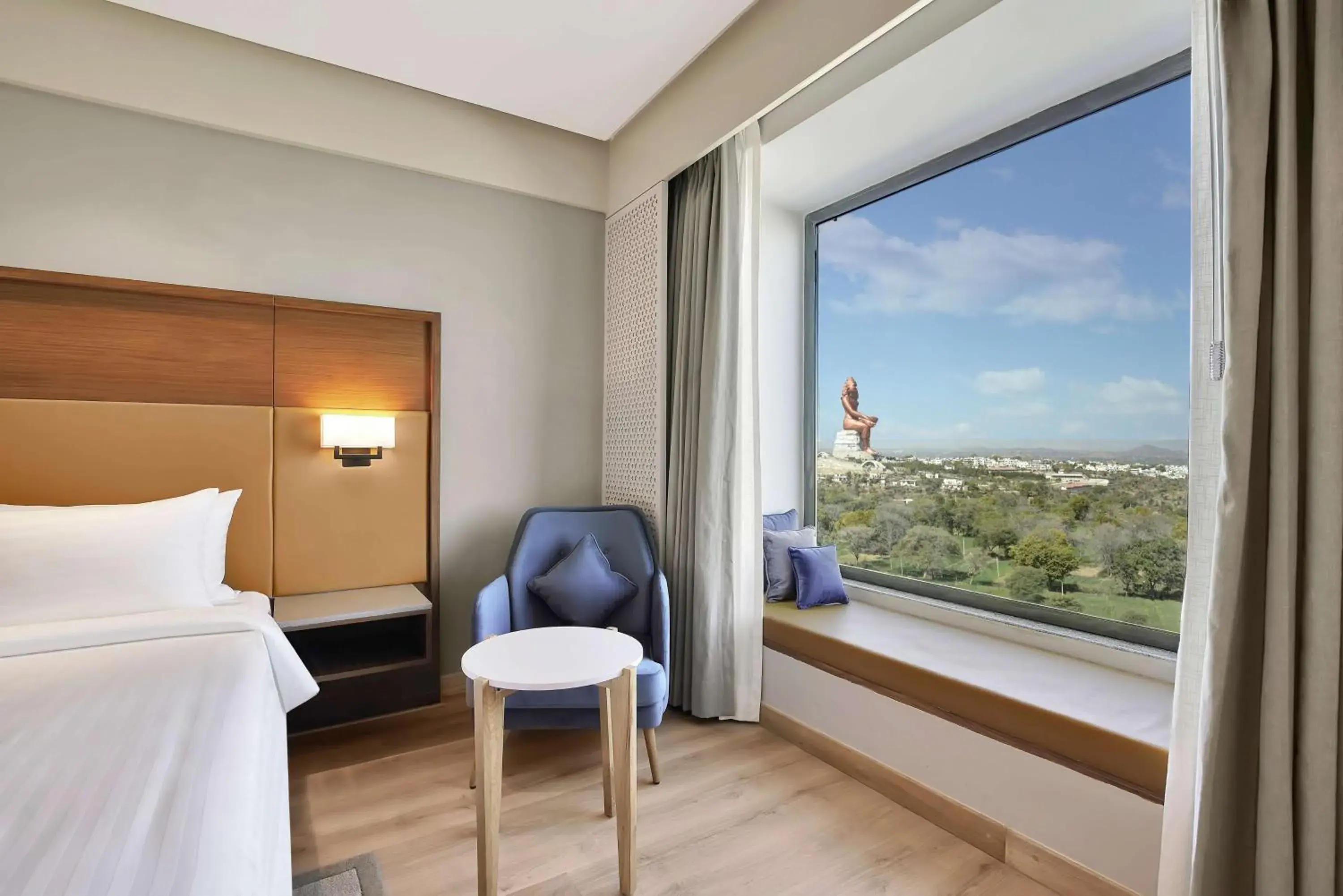 Superior Room with Statue View in Radisson Hotel Nathdwara Superior Room with Statue View in Radisson Hotel Nathdwara