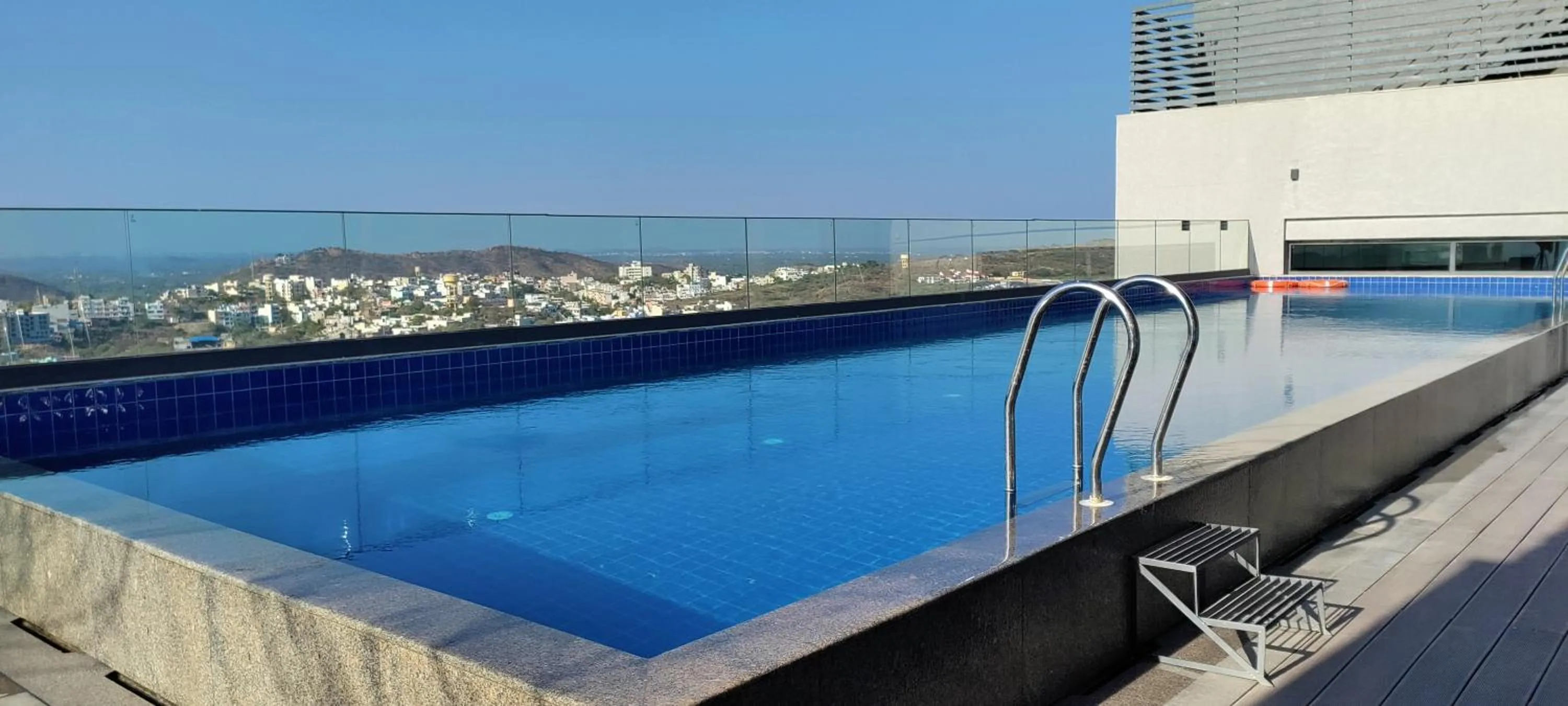 Pool view in Radisson Hotel Nathdwara