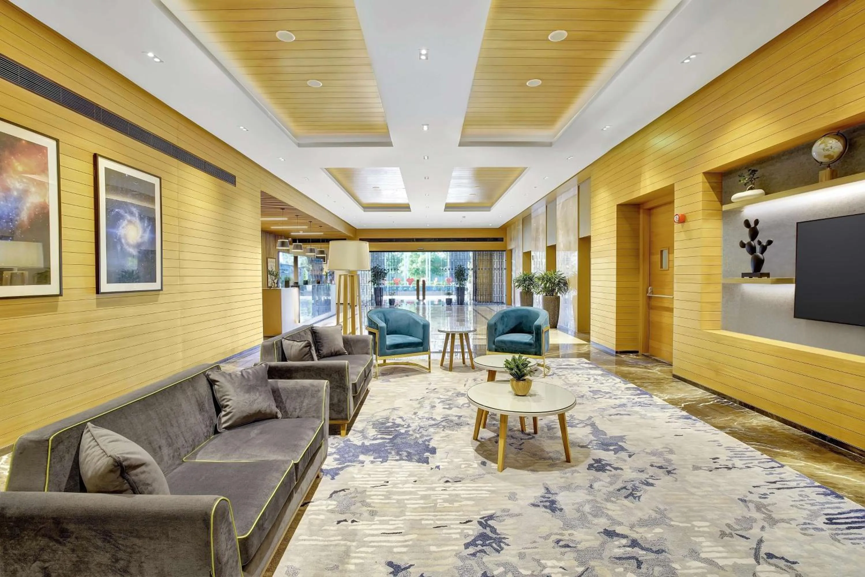 Lobby or reception in Radisson Hotel Nathdwara