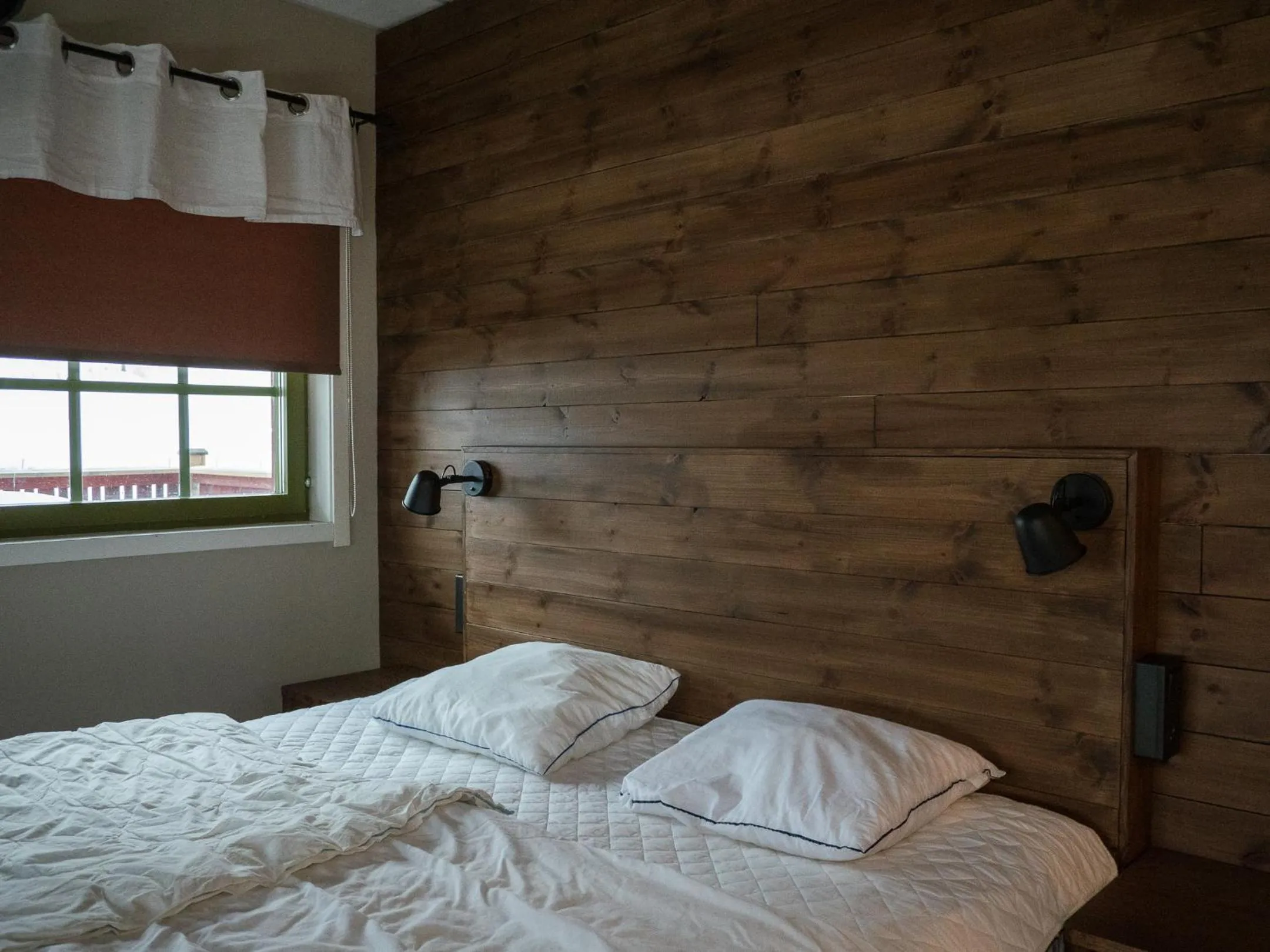 Bedroom, Bed in Hotell Tjamstan Malå