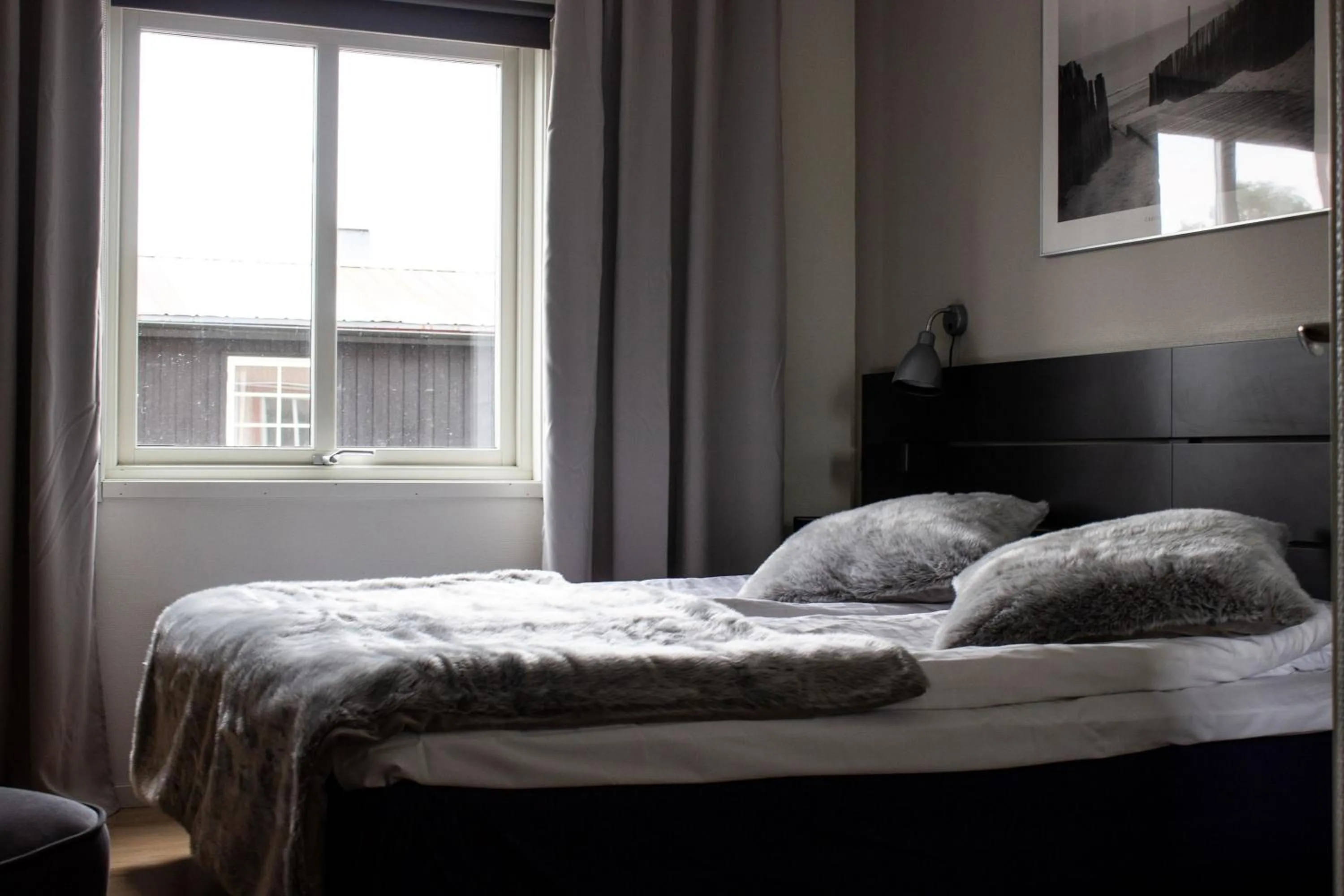 Bed in Hotell Tjamstan Malå