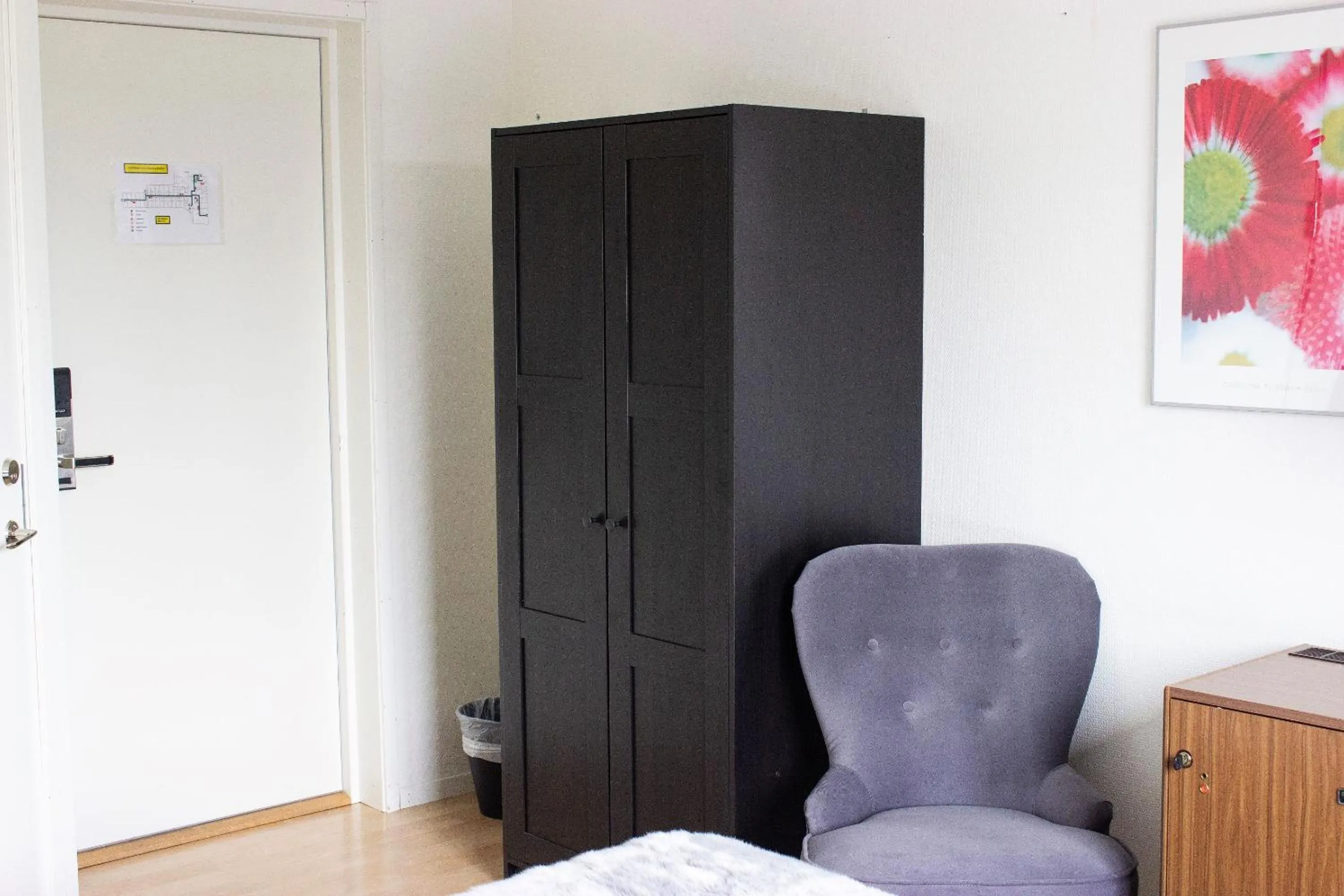 Seating area in Hotell Tjamstan Malå