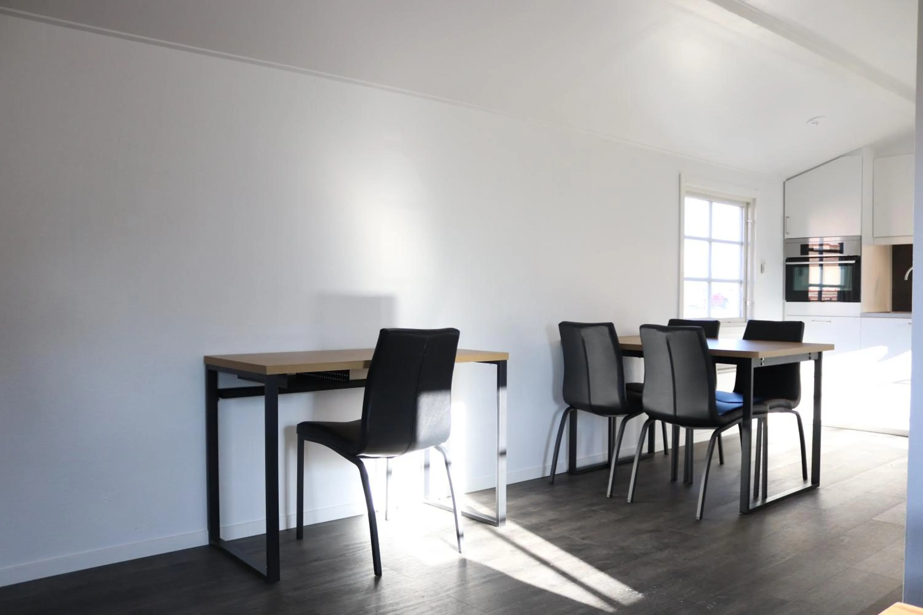 Seating area in Hotell Tjamstan Malå