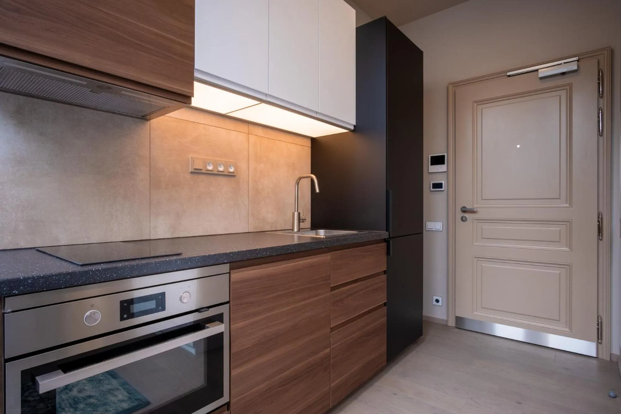 Kitchen or kitchenette in Aparthotel Rimska 14