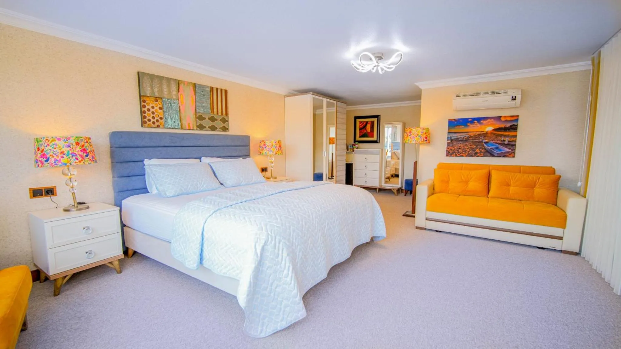 Bed in Dolphin Konaklama