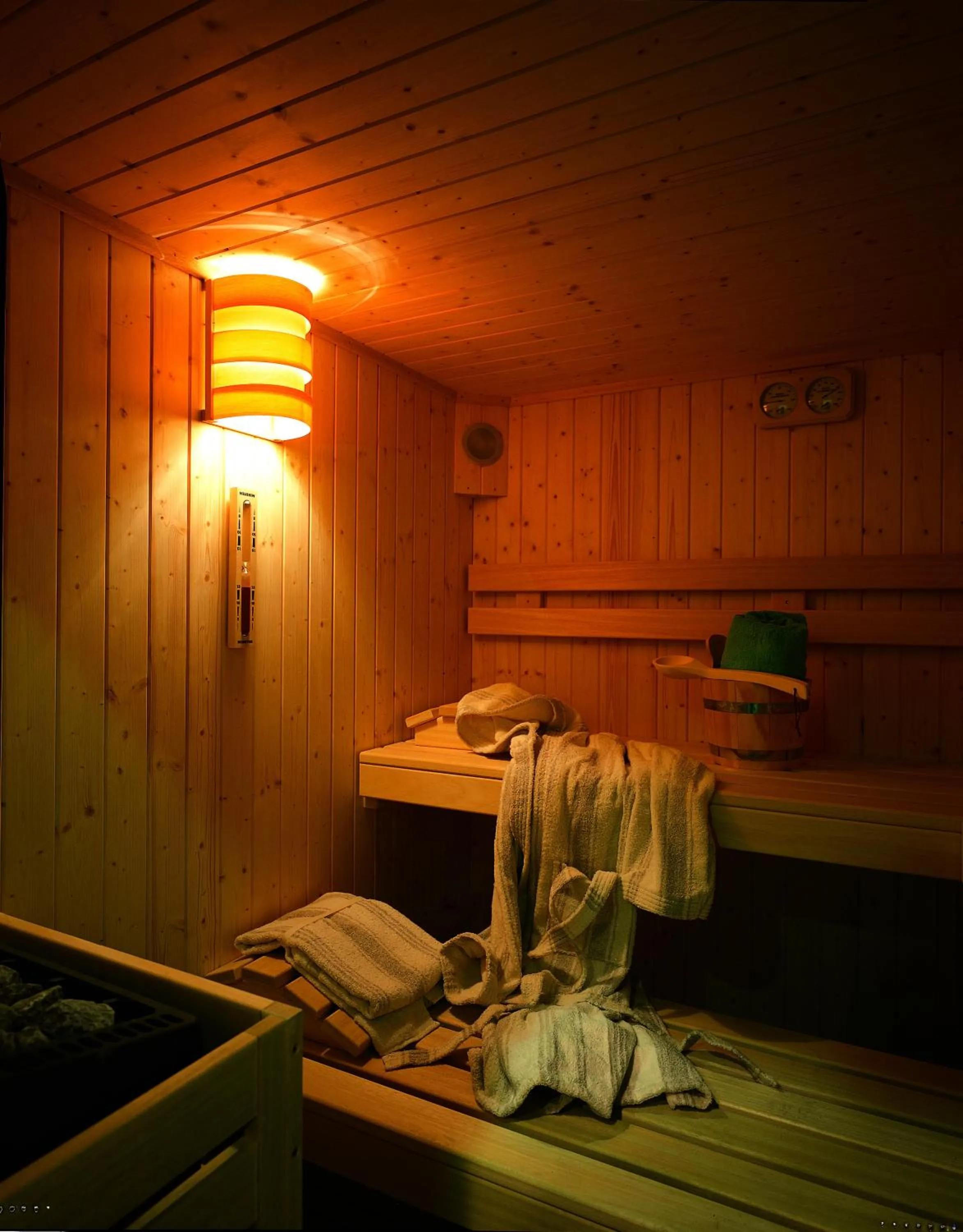 Sauna in Meridiana Country Hotel