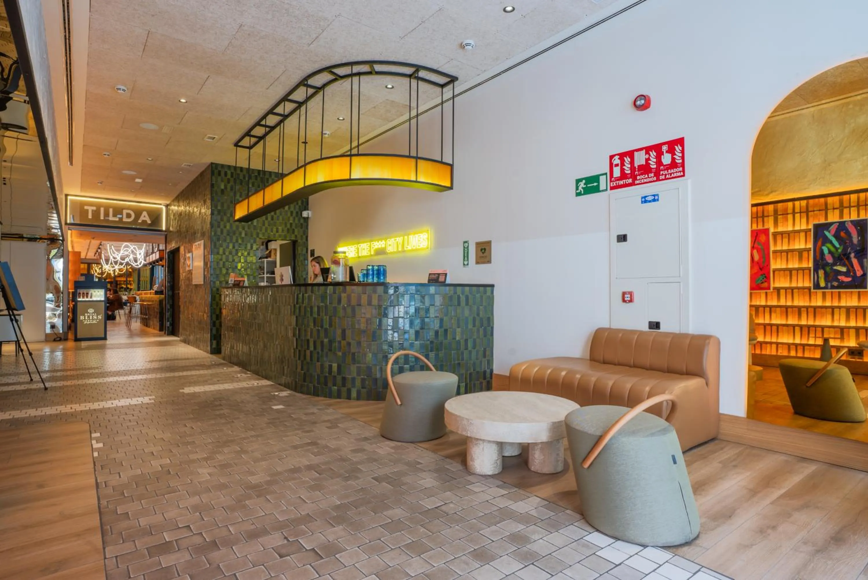 Lobby or reception in Akeah Hotel Gran Vía