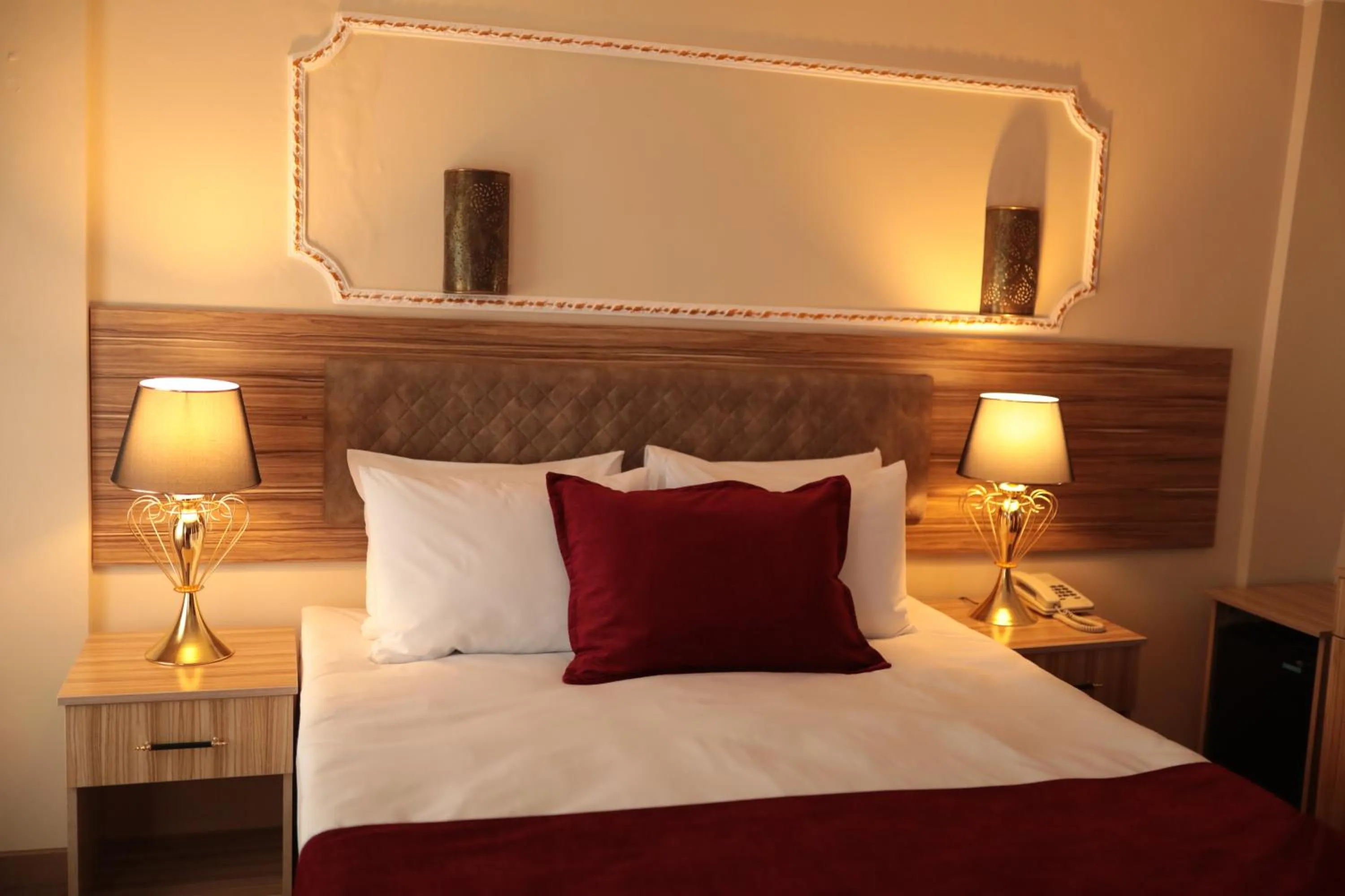 Bed in Gülec Konak Hotel