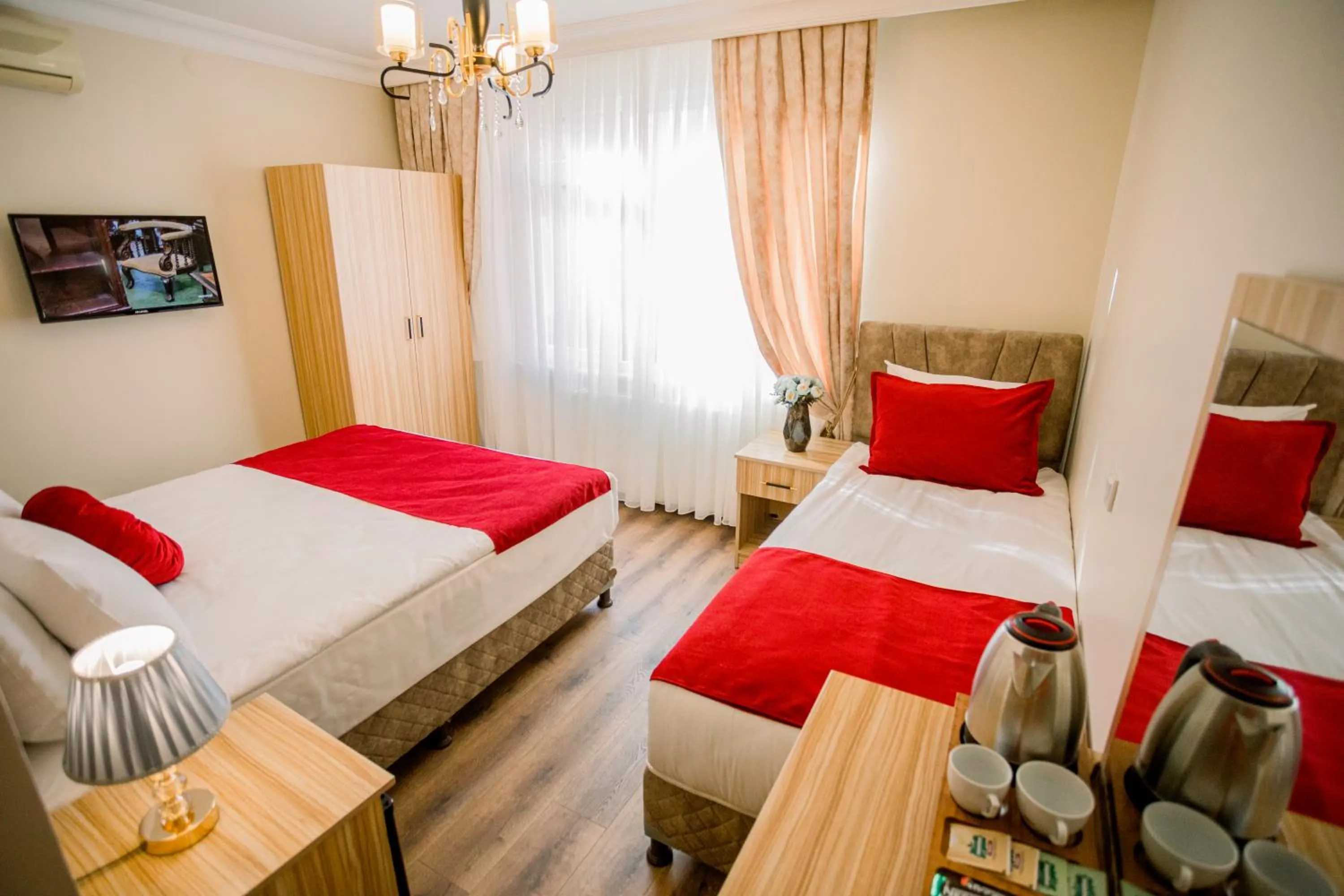 Bed in Gülec Konak Hotel