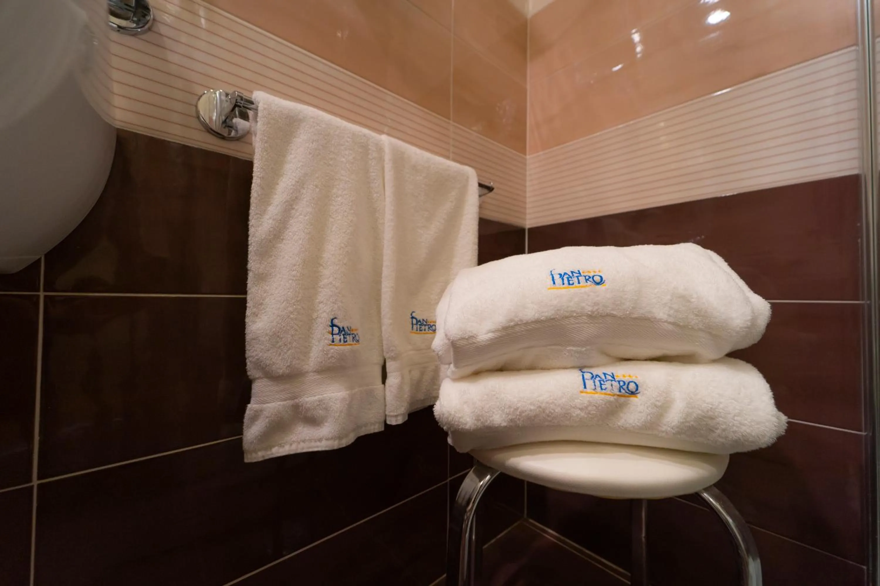 Bathroom in Hotel San Pietro