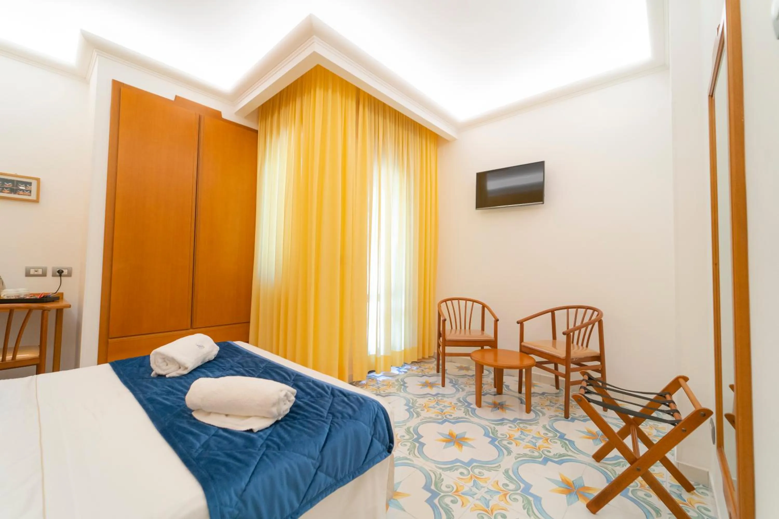 Bed in Hotel San Pietro