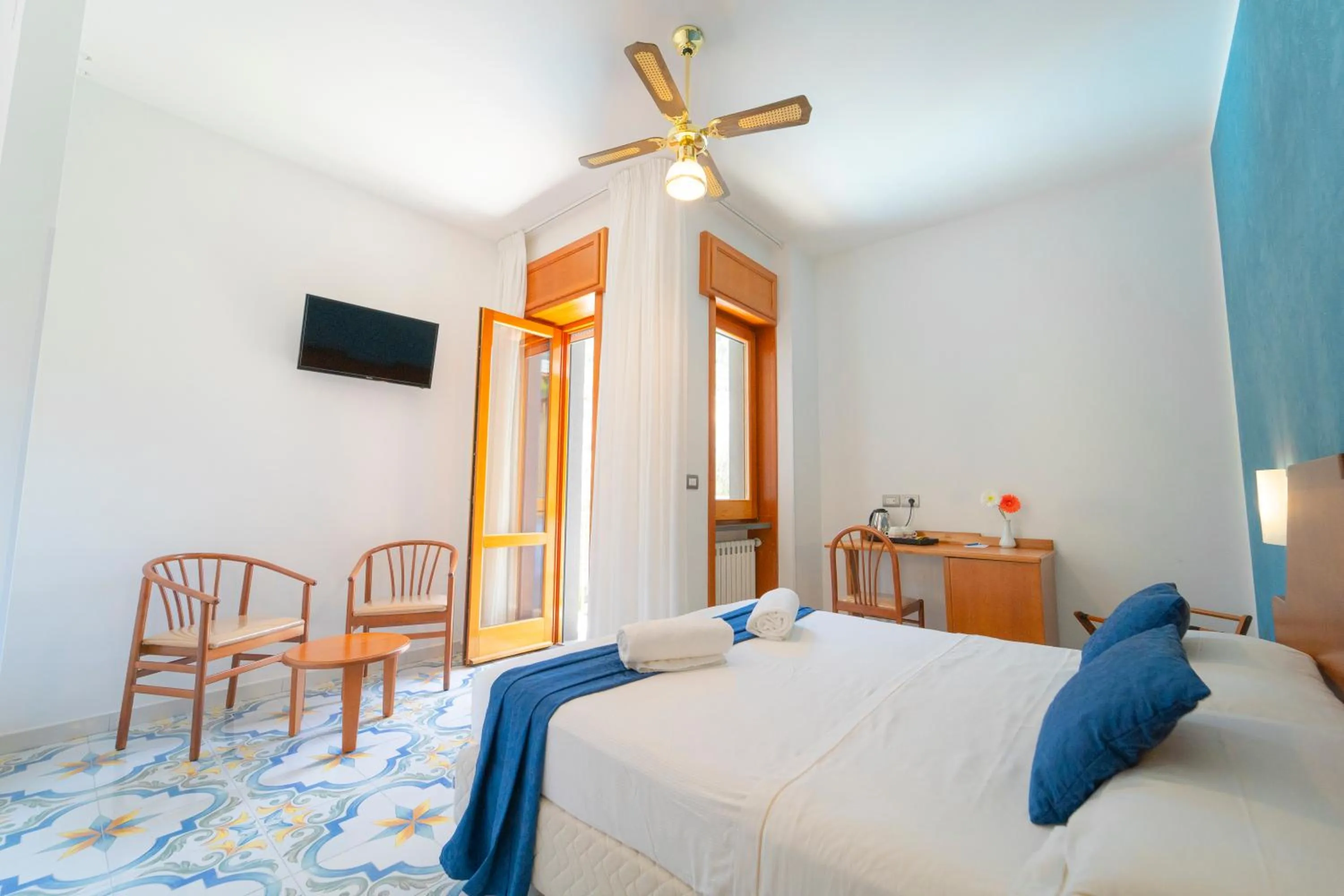 Bed in Hotel San Pietro