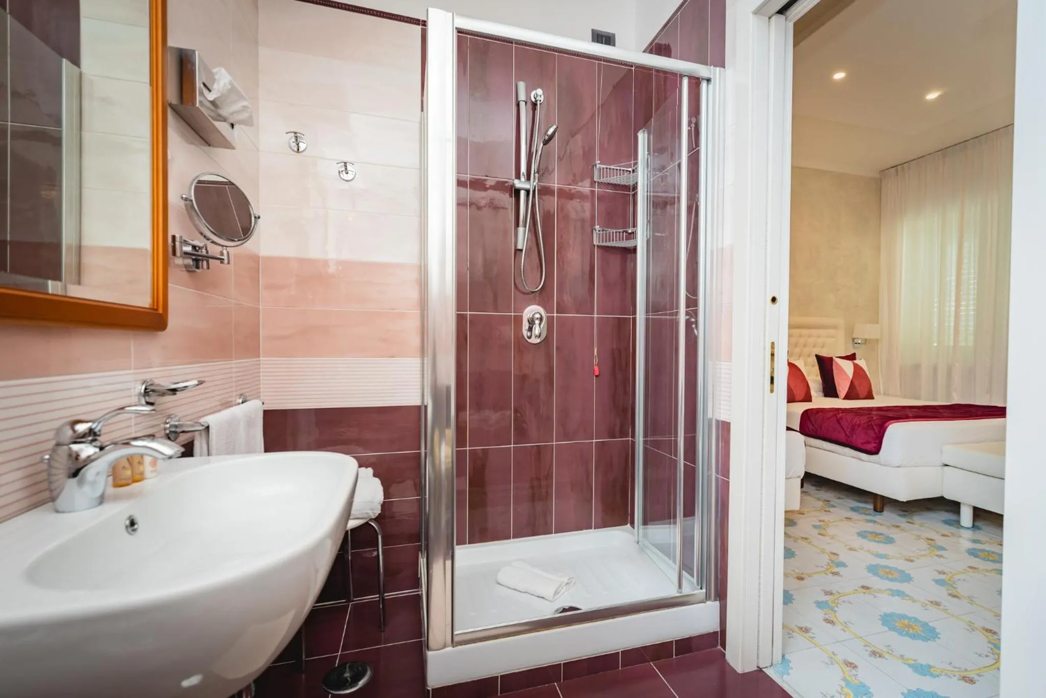 Bed in Hotel San Pietro