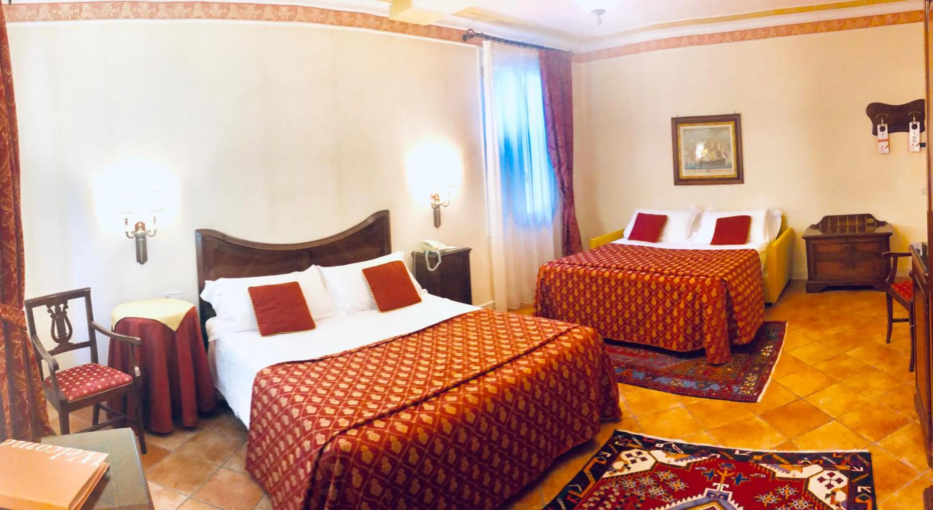 Bed in Villa Fiorita