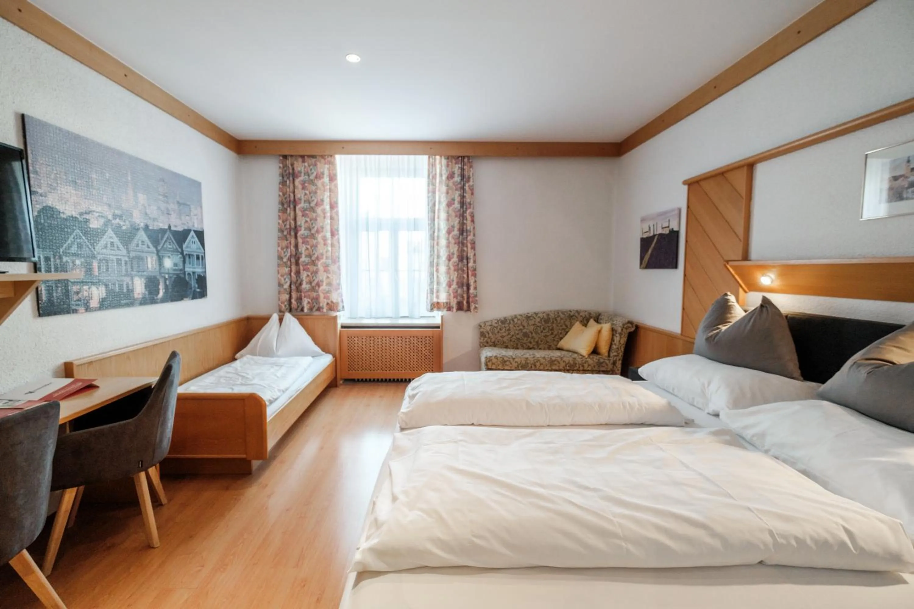 Photo of the whole room, Bed in Hotel Restaurant Schwarzer Adler