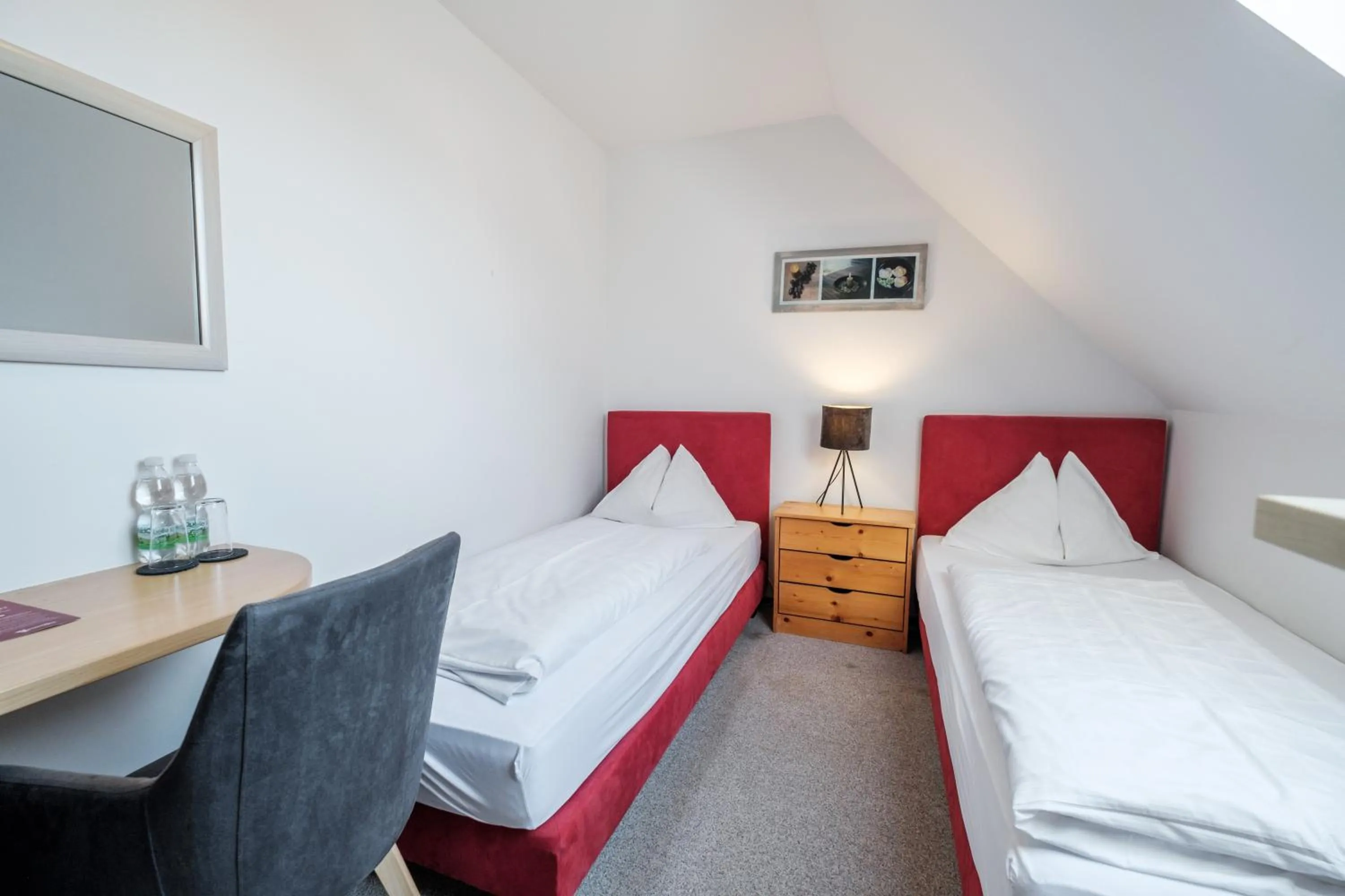 Photo of the whole room, Bed in Hotel Restaurant Schwarzer Adler