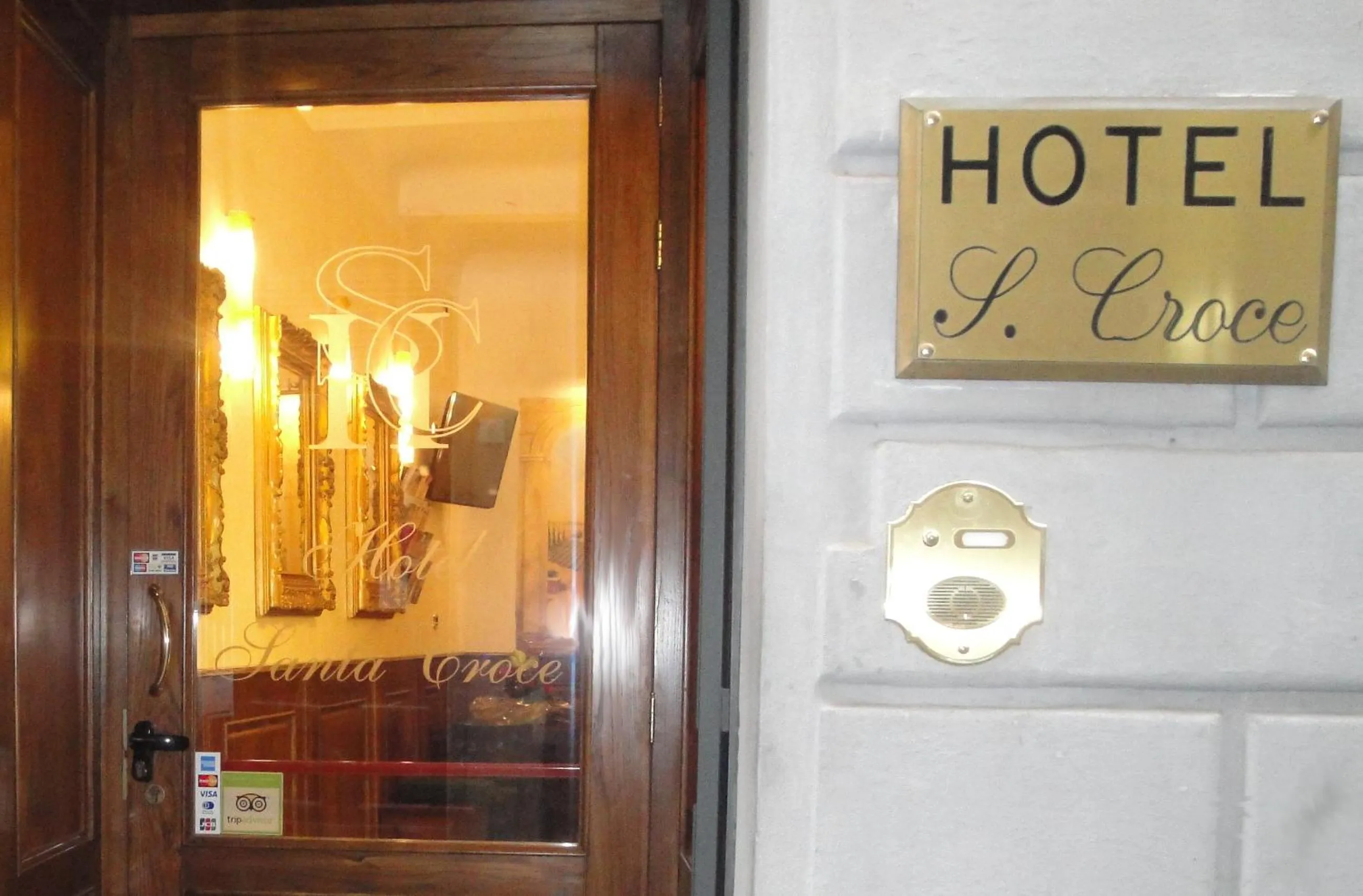 Decorative detail in Hotel Santa Croce
