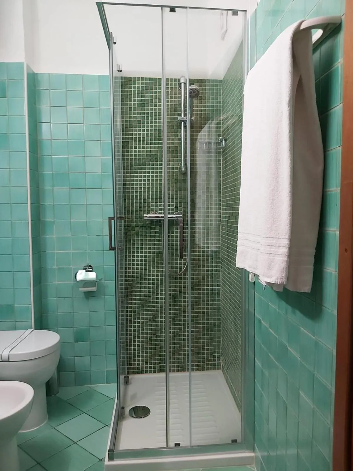 Shower in Hotel Santa Croce