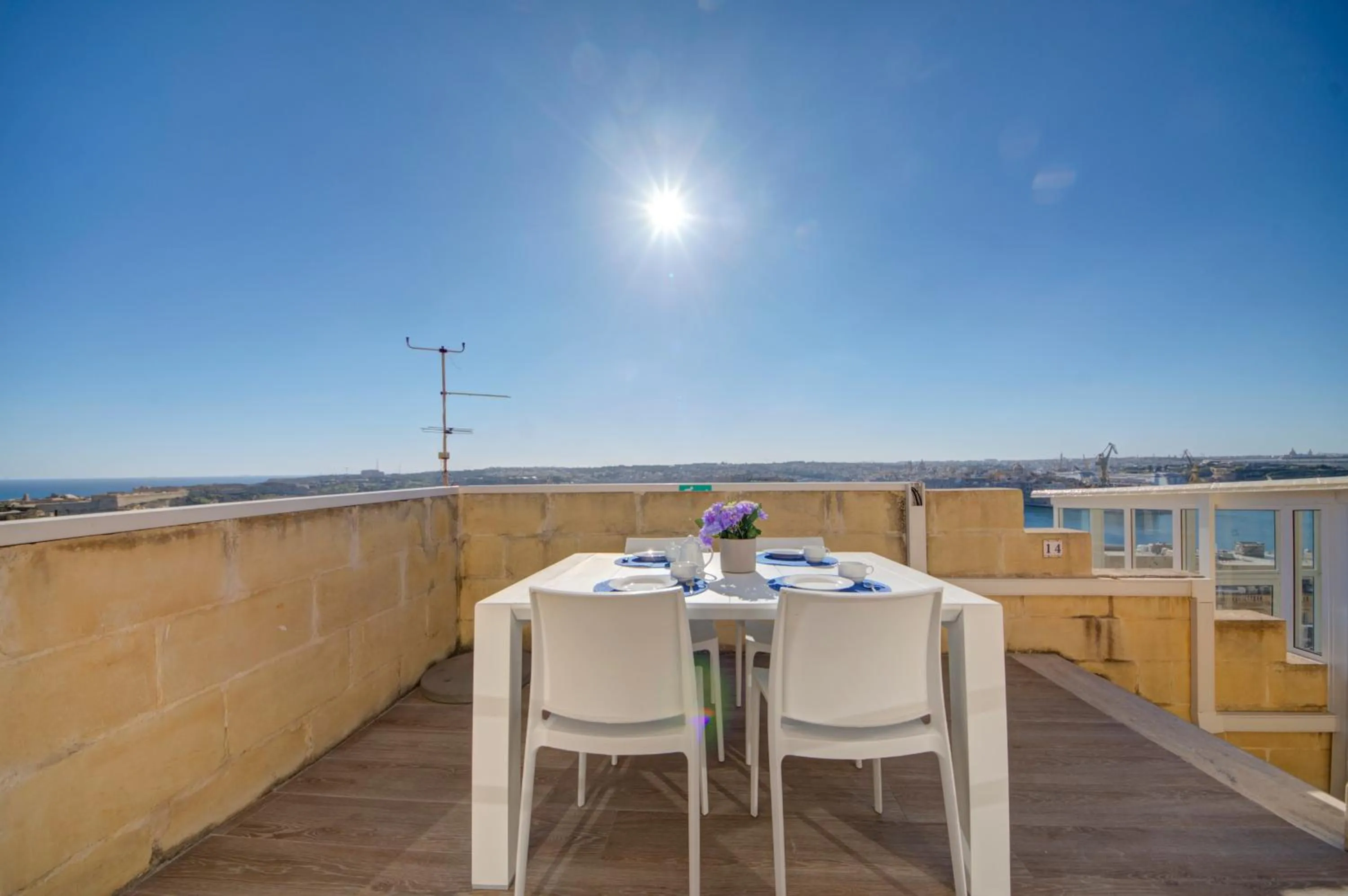 View (from property/room) in Tritoni Harbour suites - Valletta