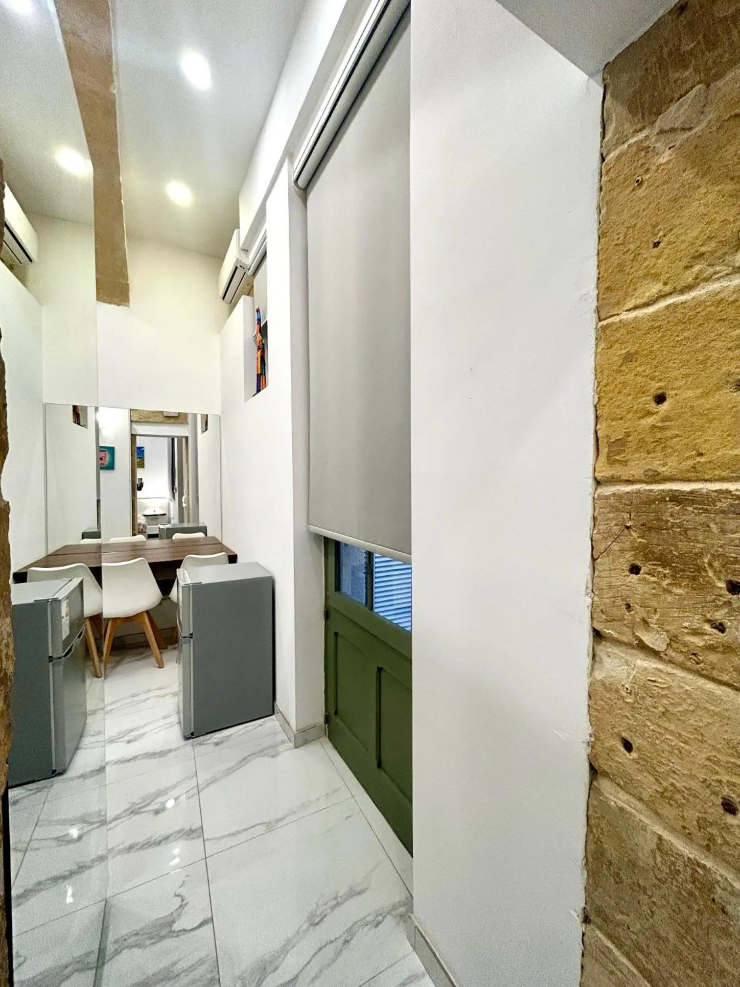 Seating area in Tritoni Harbour suites - Valletta