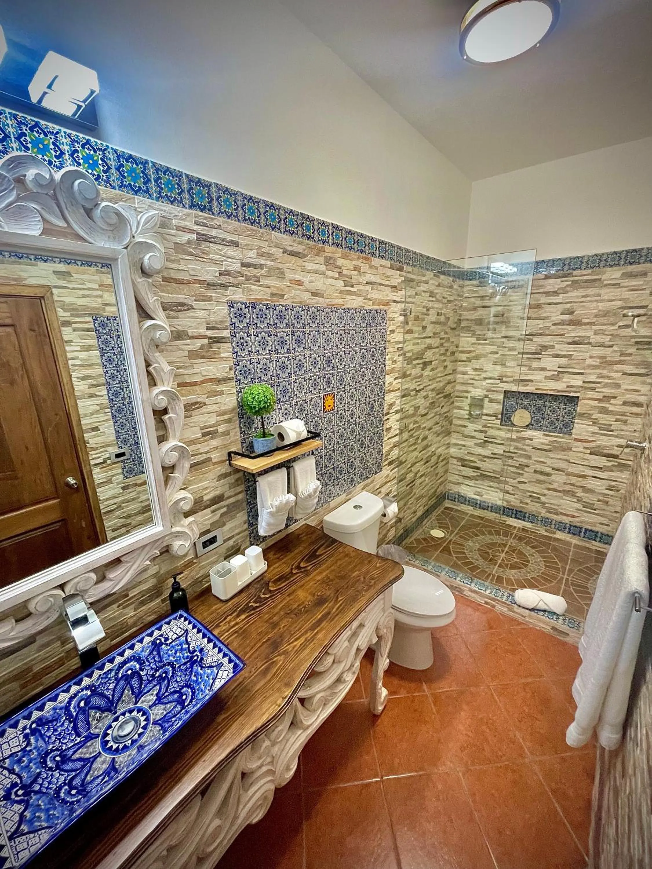 Shower in Castillo Tulum