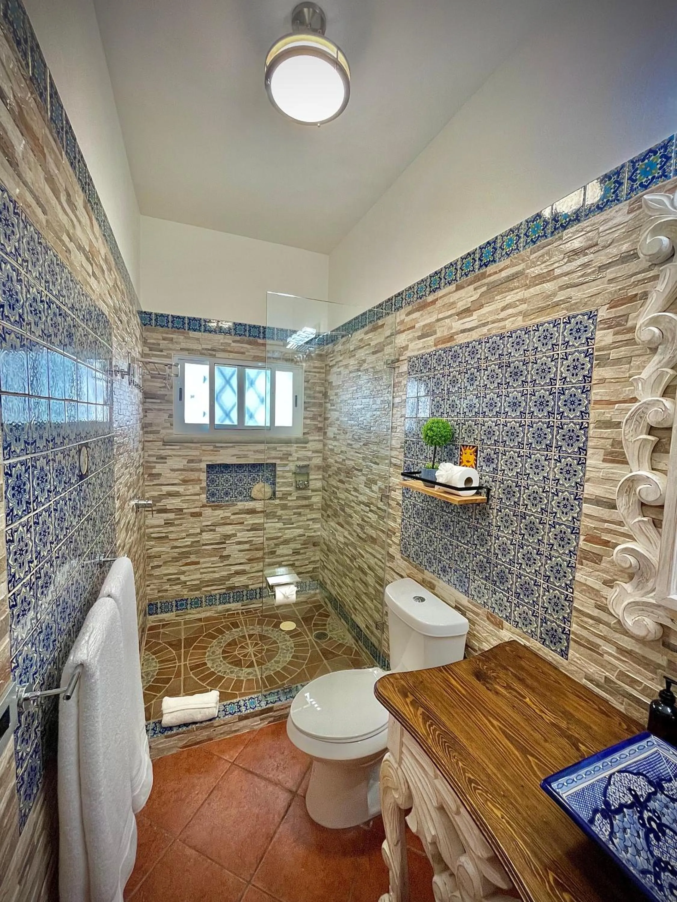 Shower in Castillo Tulum