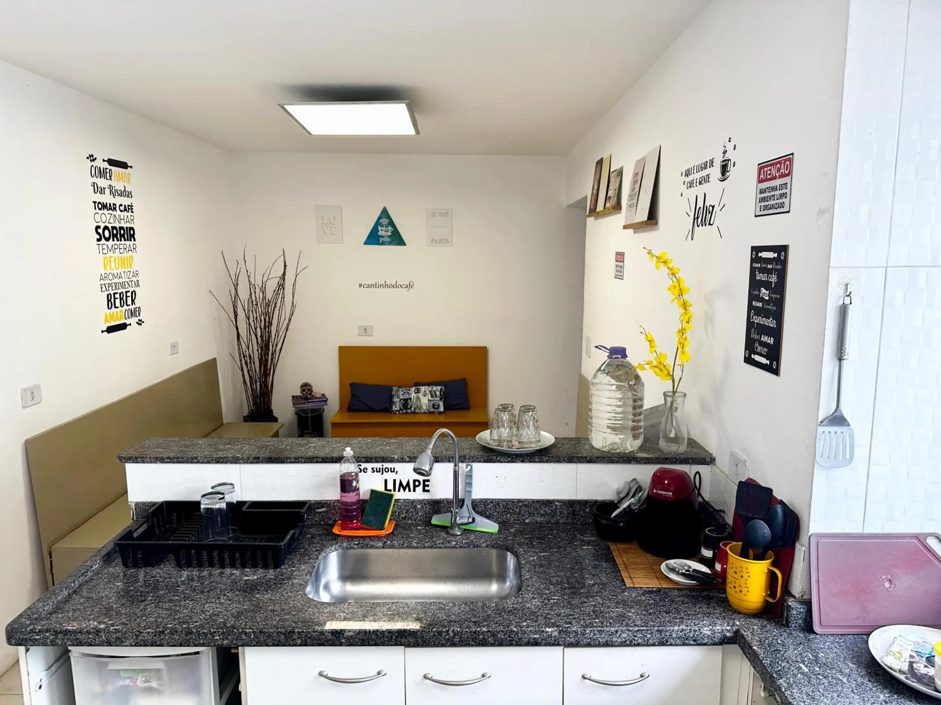 Kitchen or kitchenette in Hostel Welcome SP - Congonhas