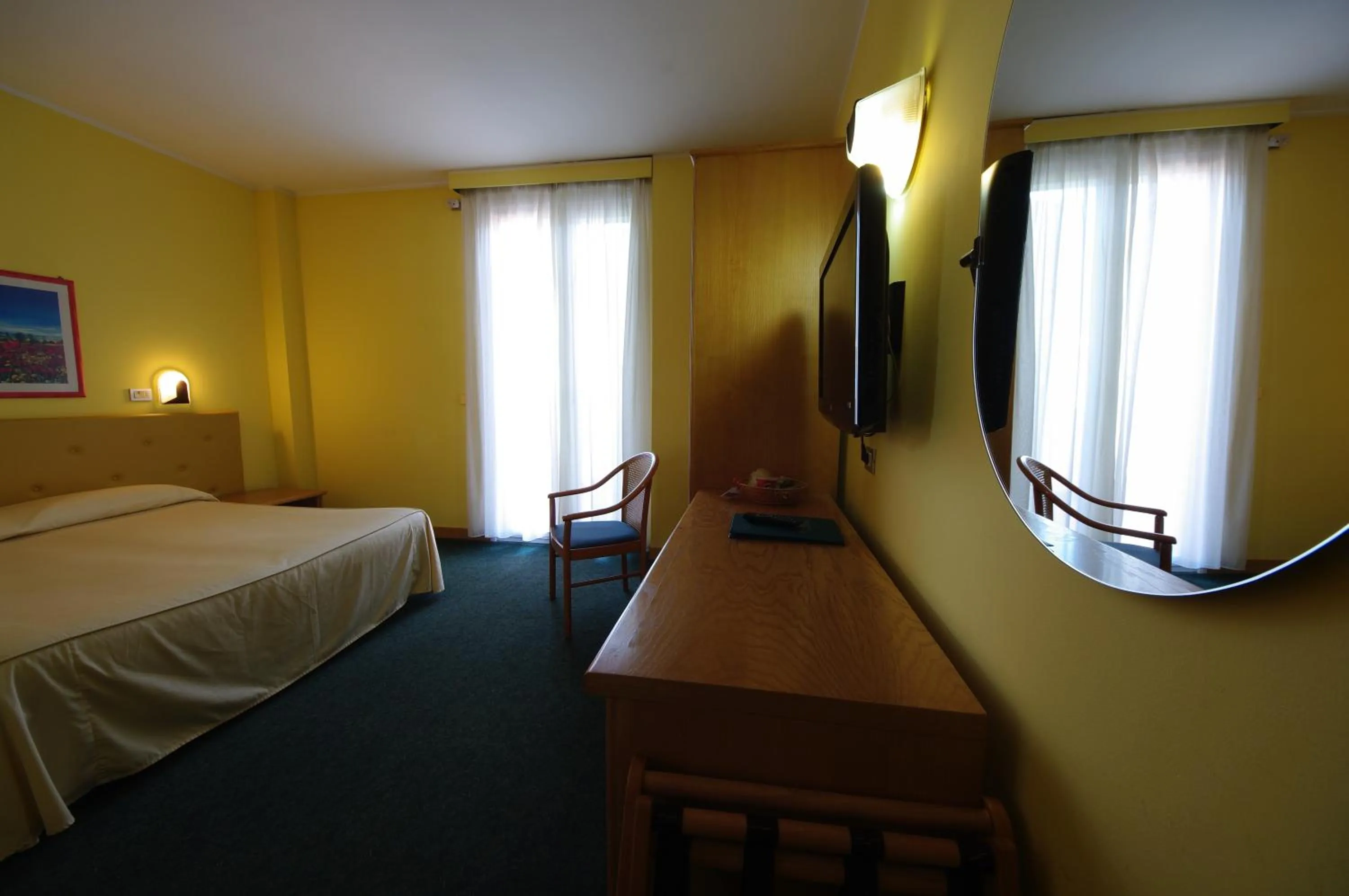 Photo of the whole room, Bed in Hotel Ristorante alla Campagna