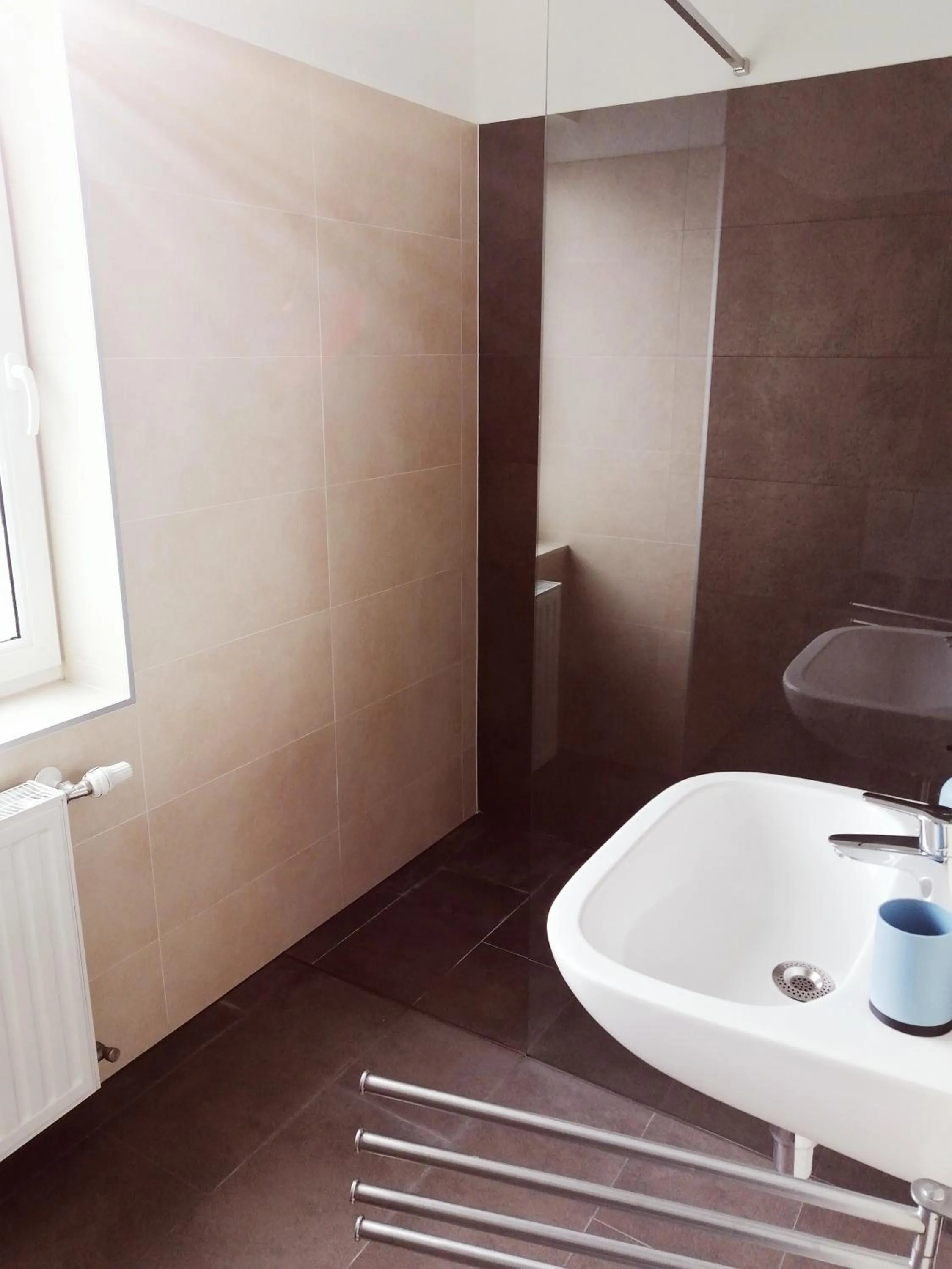 Bathroom in Motel Graz Ost I Free Parking I Self Check-in