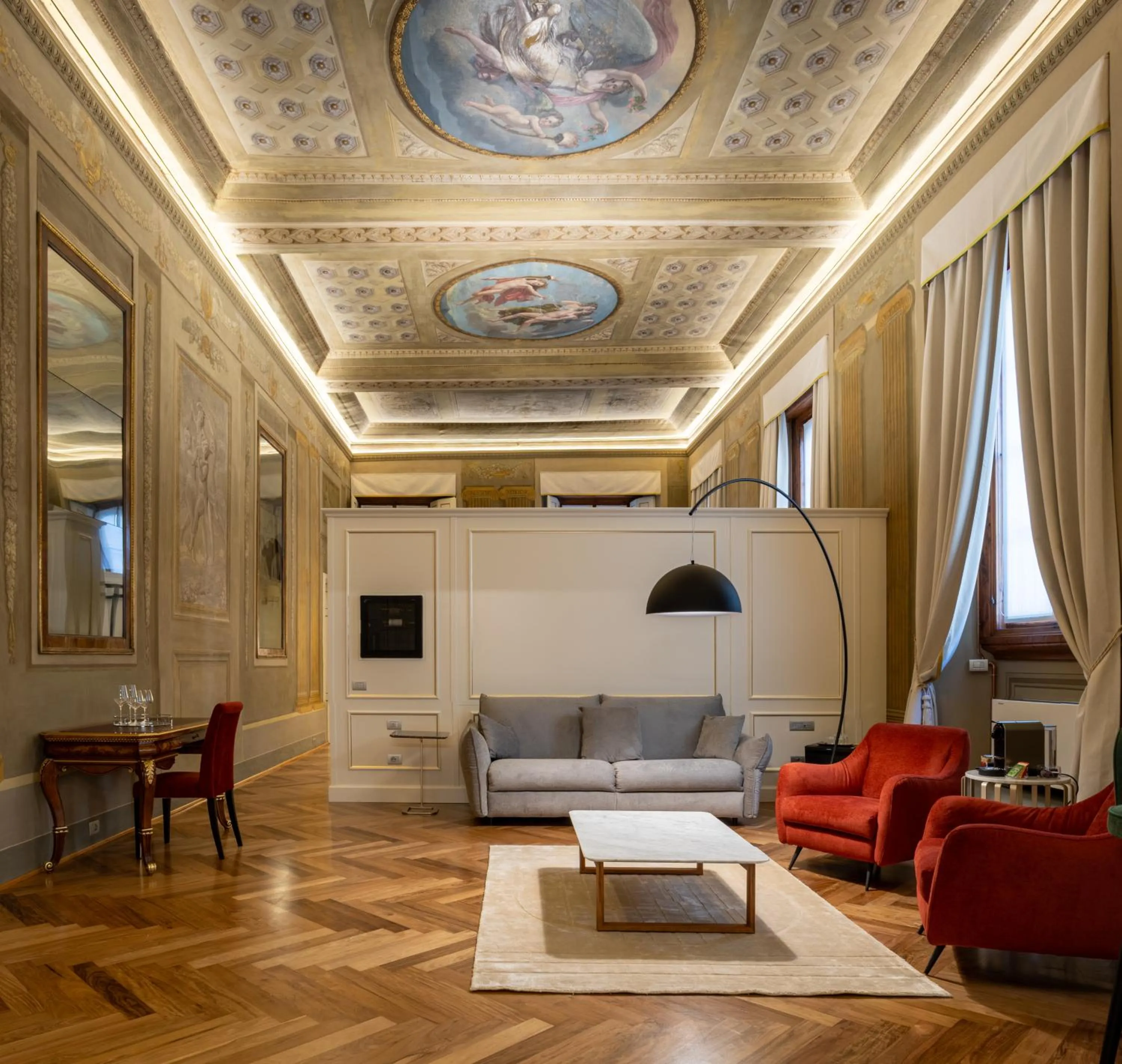 Living room in Relais Hotel Centrale "Dimora Storica"