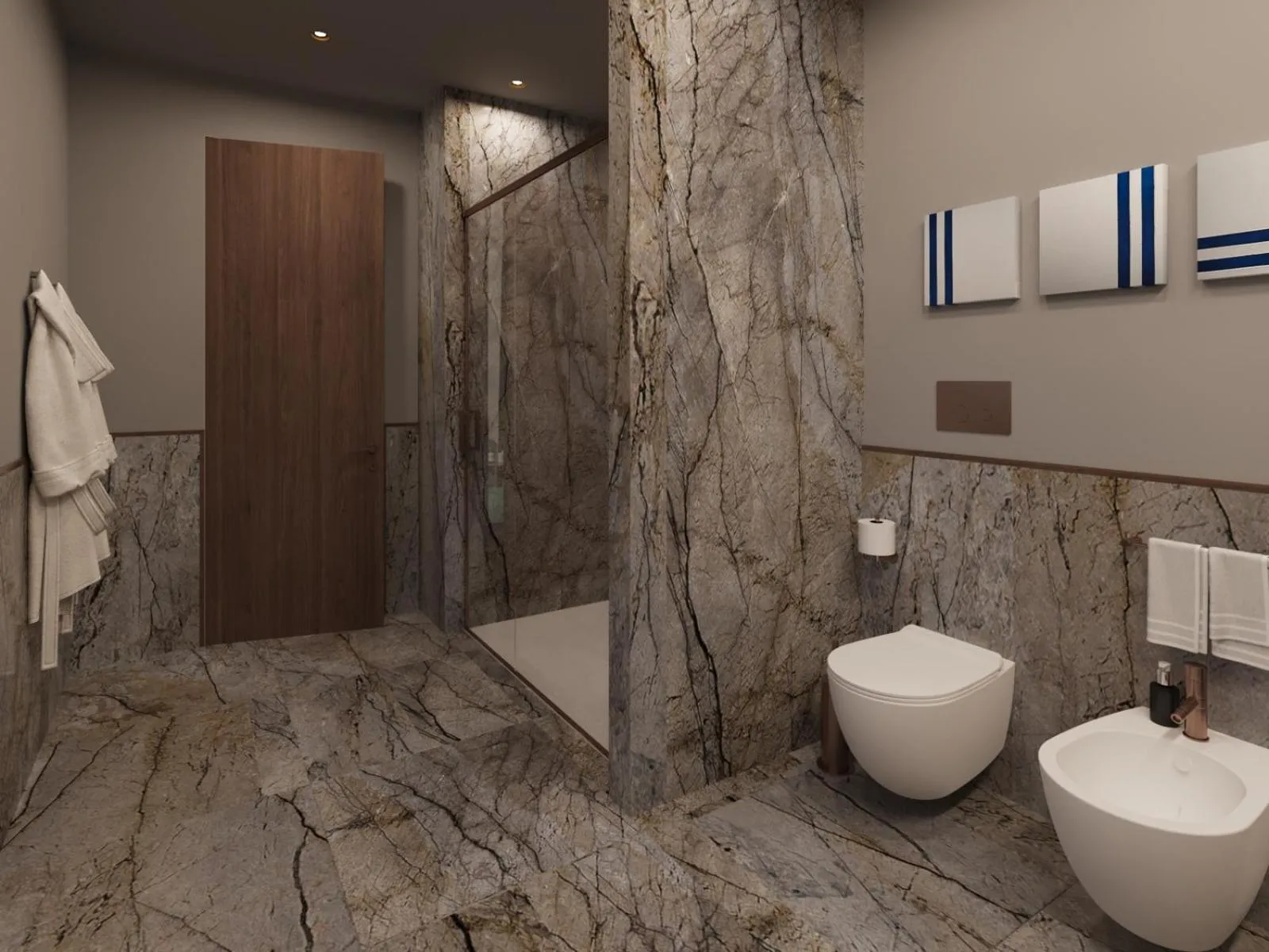 Bathroom in Gallia Palace Hotel - Relais & Châteaux