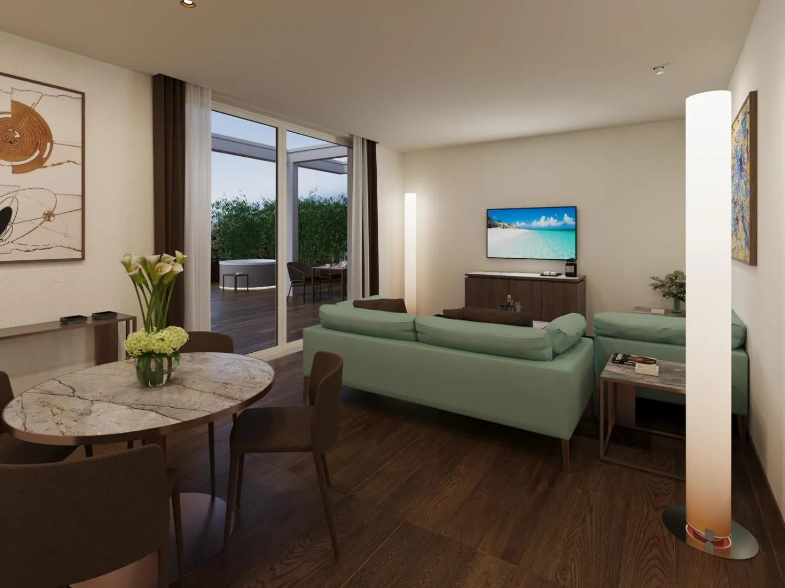 Photo of the whole room, Bed in Gallia Palace Hotel - Relais & Châteaux