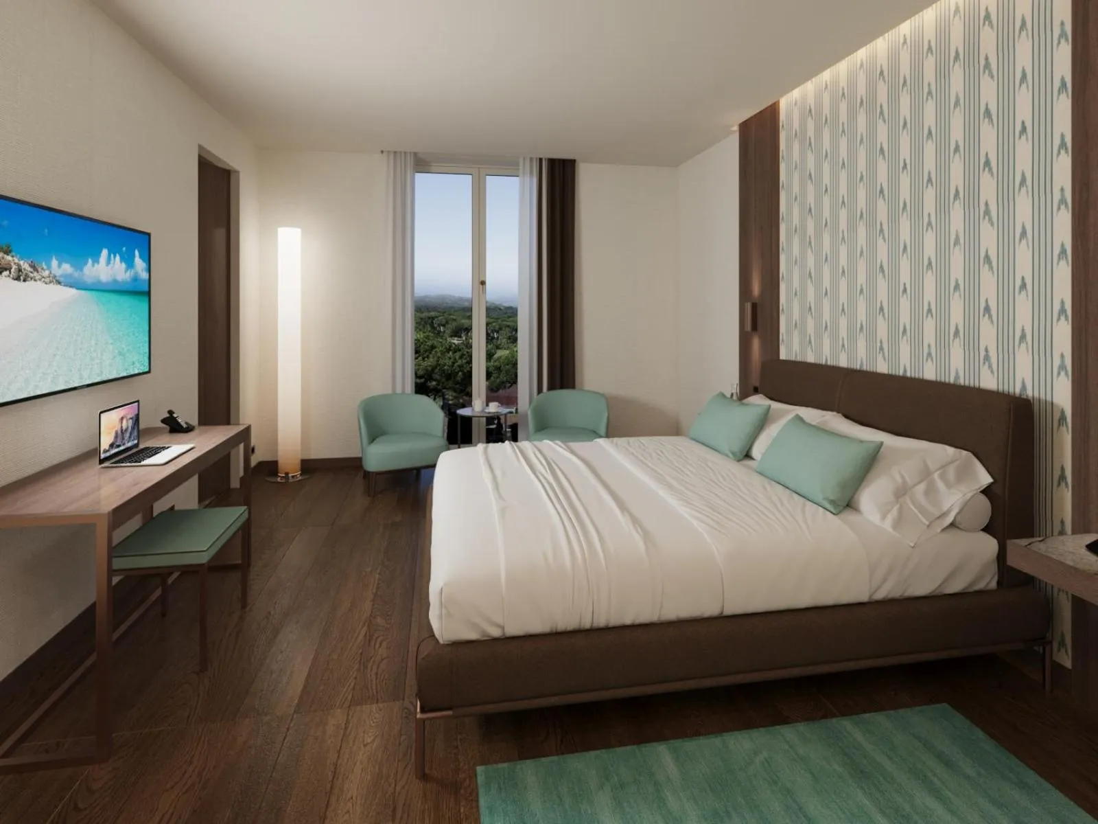 Photo of the whole room, Bed in Gallia Palace Hotel - Relais & Châteaux