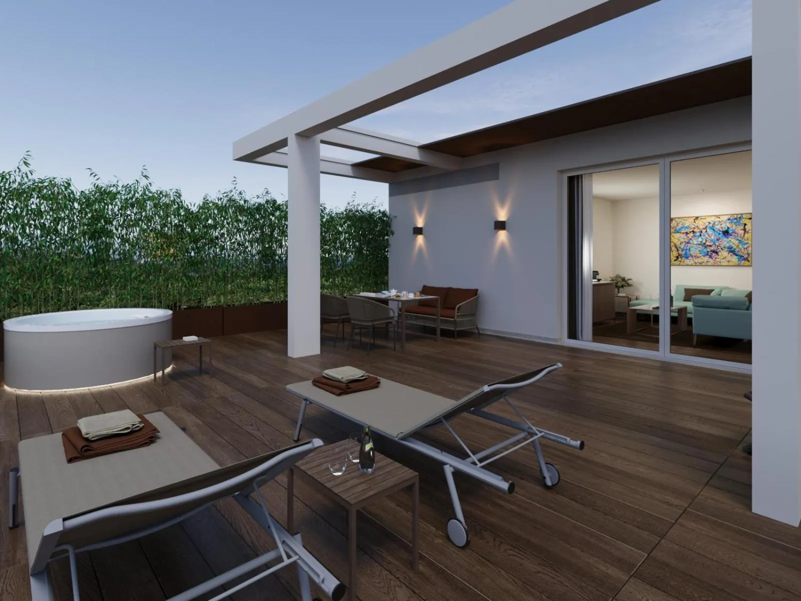 sunbed in Gallia Palace Hotel - Relais & Châteaux