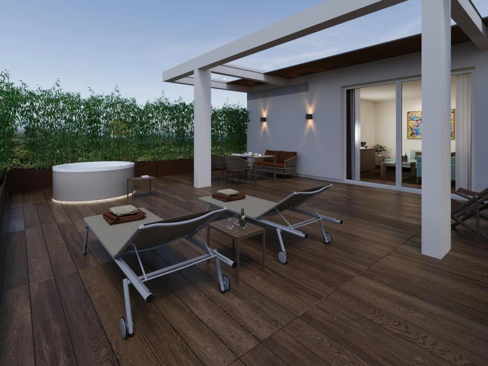 Balcony/Terrace in Gallia Palace Hotel - Relais & Châteaux