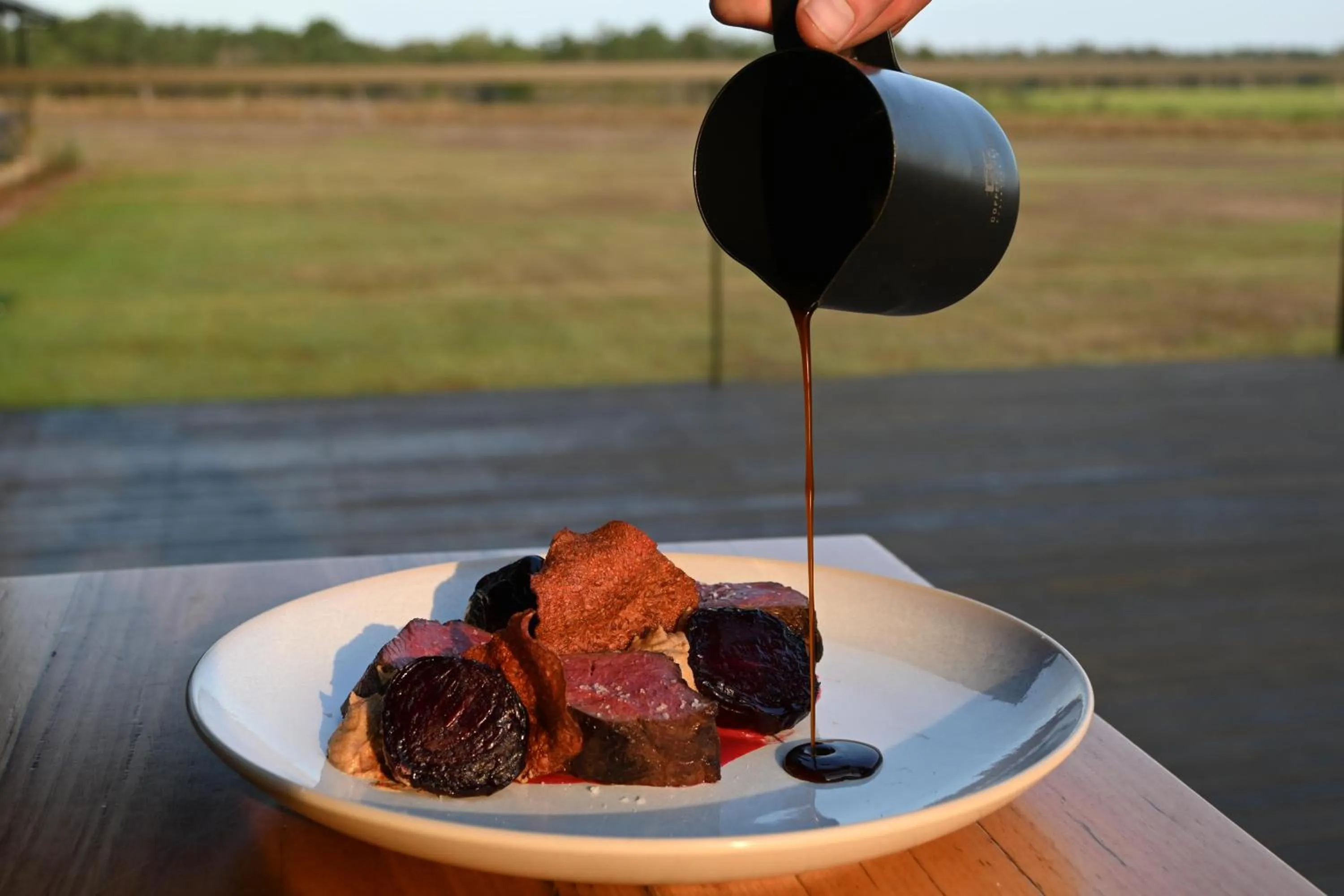 Food close-up in Finniss River Lodge
